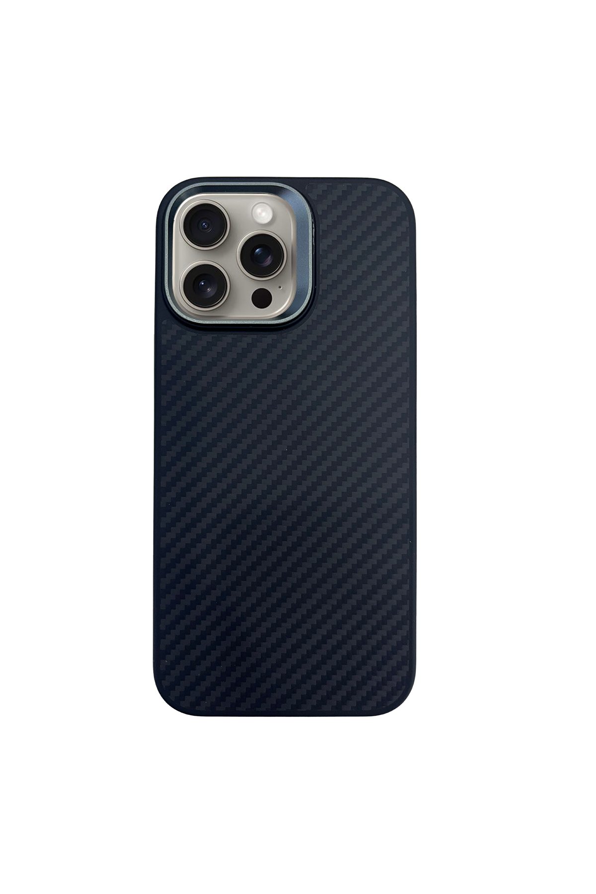 URR iPhone 15 Pro Sapphire PVDSS Kamera Lens Koruyucu - Lacivert