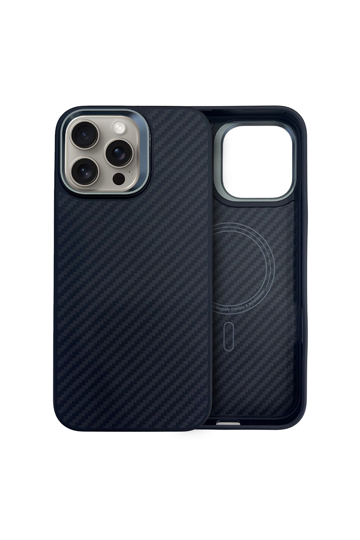URR iPhone 15 Pro Sapphire PVDSS Kamera Lens Koruyucu - Lacivert