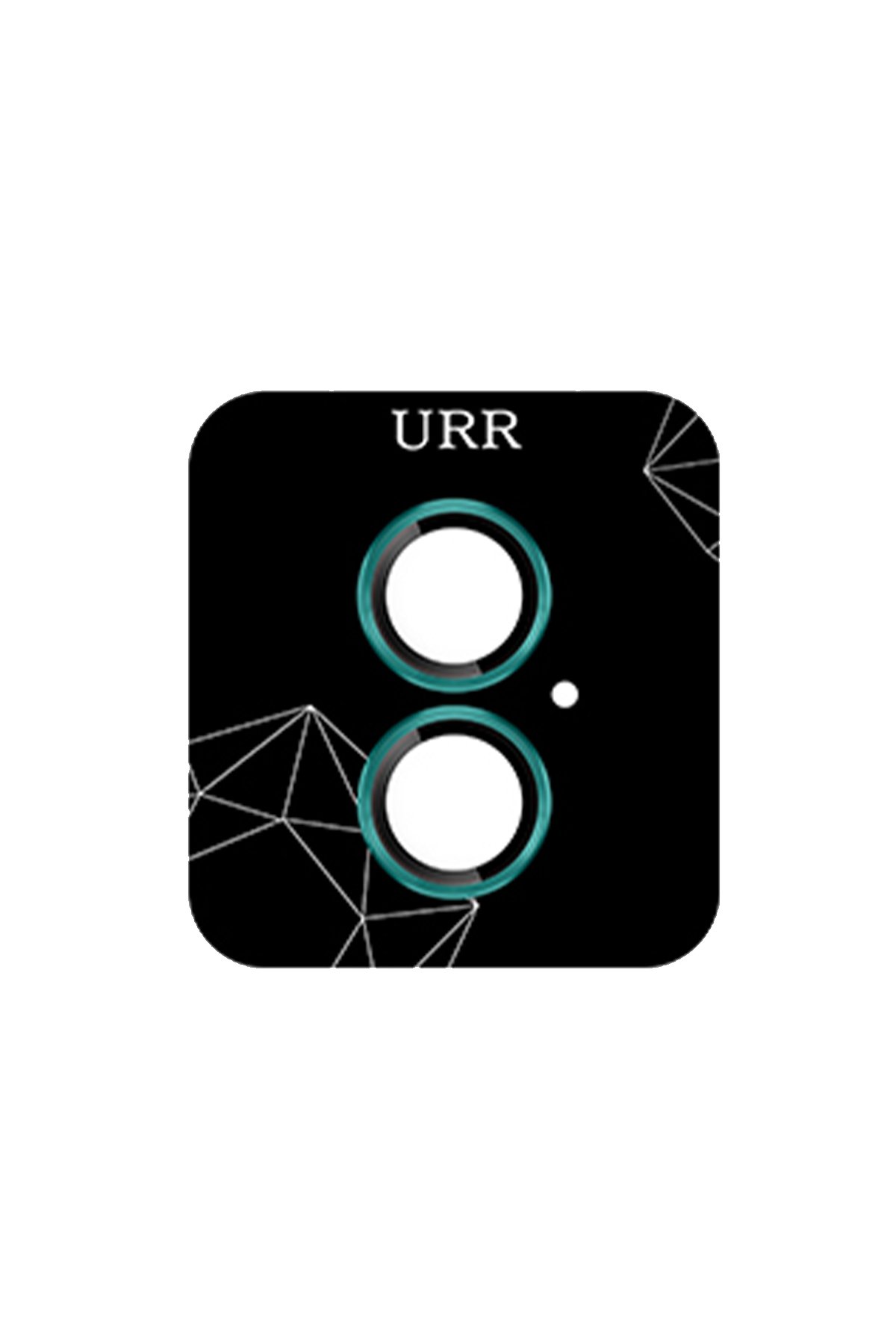 URR iPhone 16 3D PVD Dioxide Kamera Lens Koruyucu - Gümüş