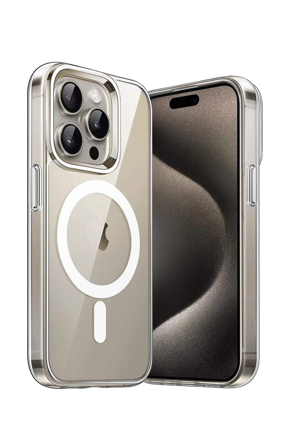 URR iPhone 16 3D PVD Dioxide Kamera Lens Koruyucu - Gümüş