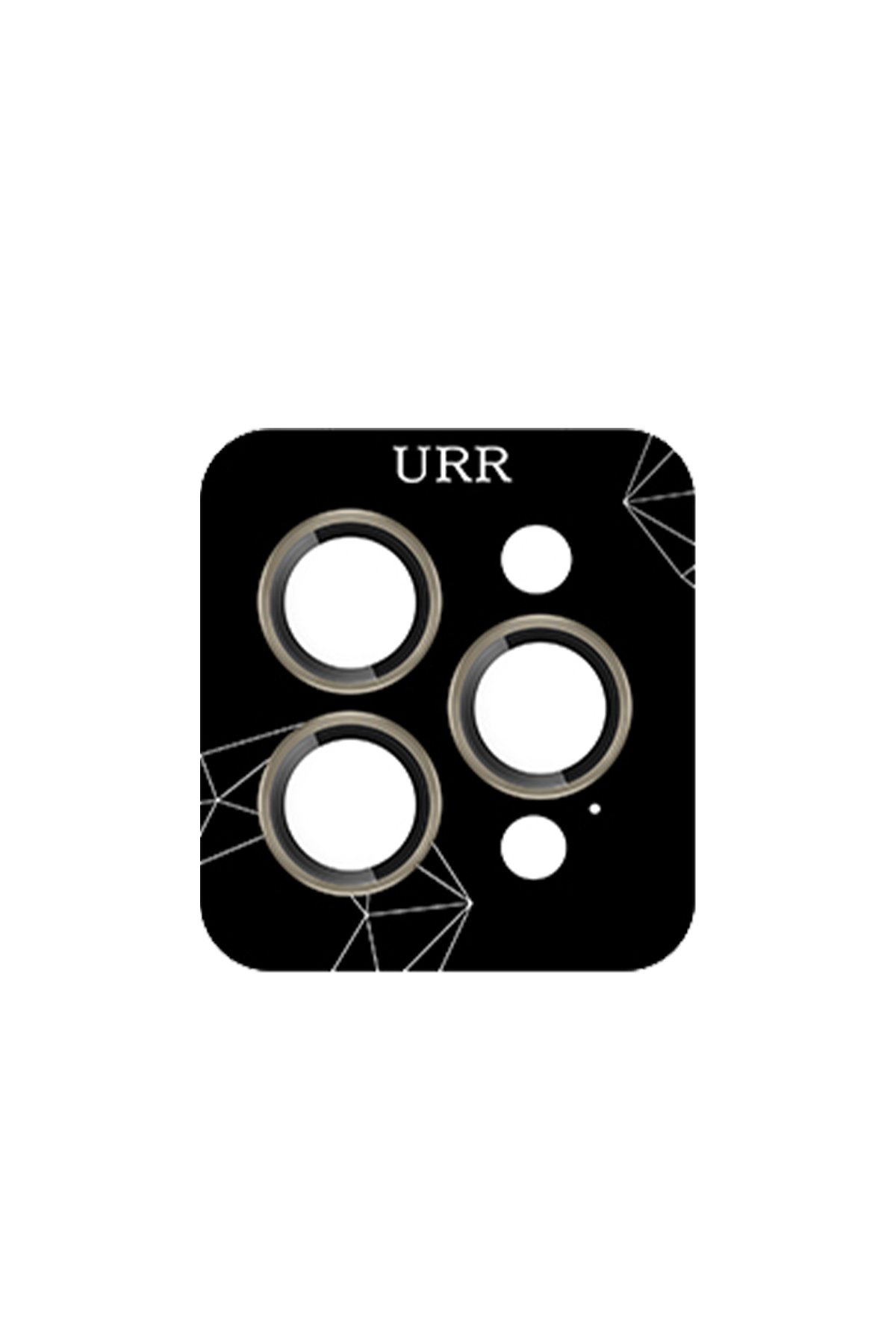 URR iPhone 16 Pro 3D Curved Edge HD Cam Ekran Koruyucu - Siyah