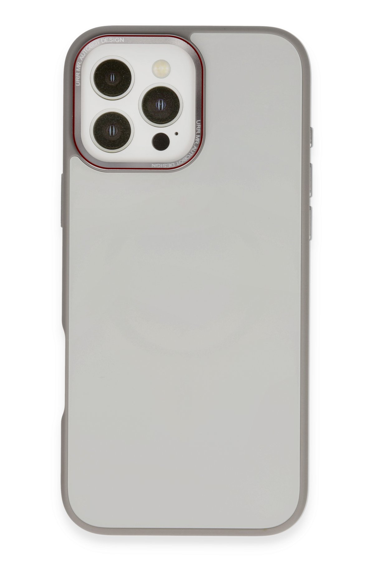 URR iPhone 16 Pro 3D PVD Dioxide Kamera Lens Koruyucu - Natural Grey