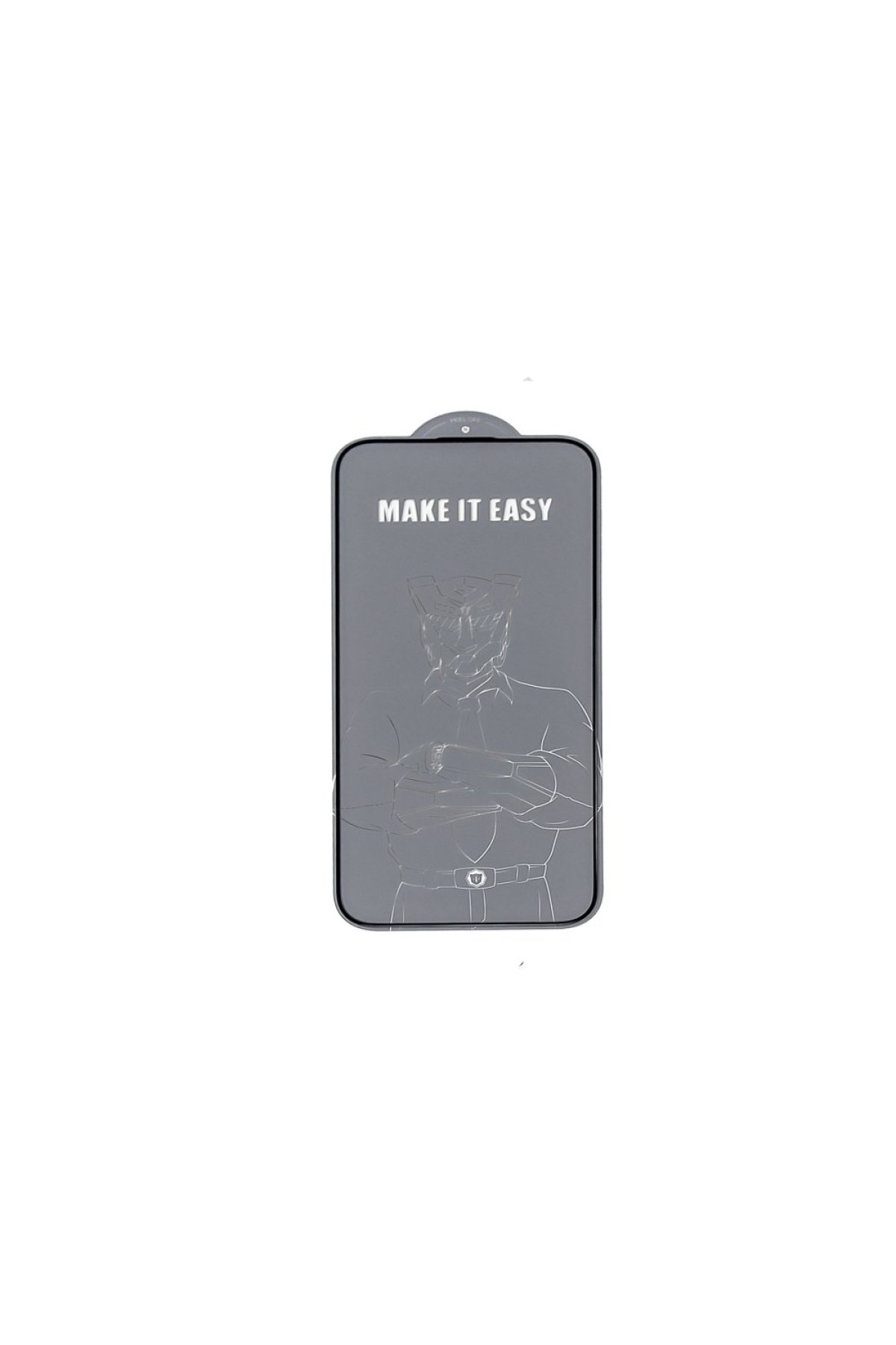 URR iPhone 16 Pro Max 2.5D Antidust HD Privacy Cam Ekran Koruyucu - Siyah