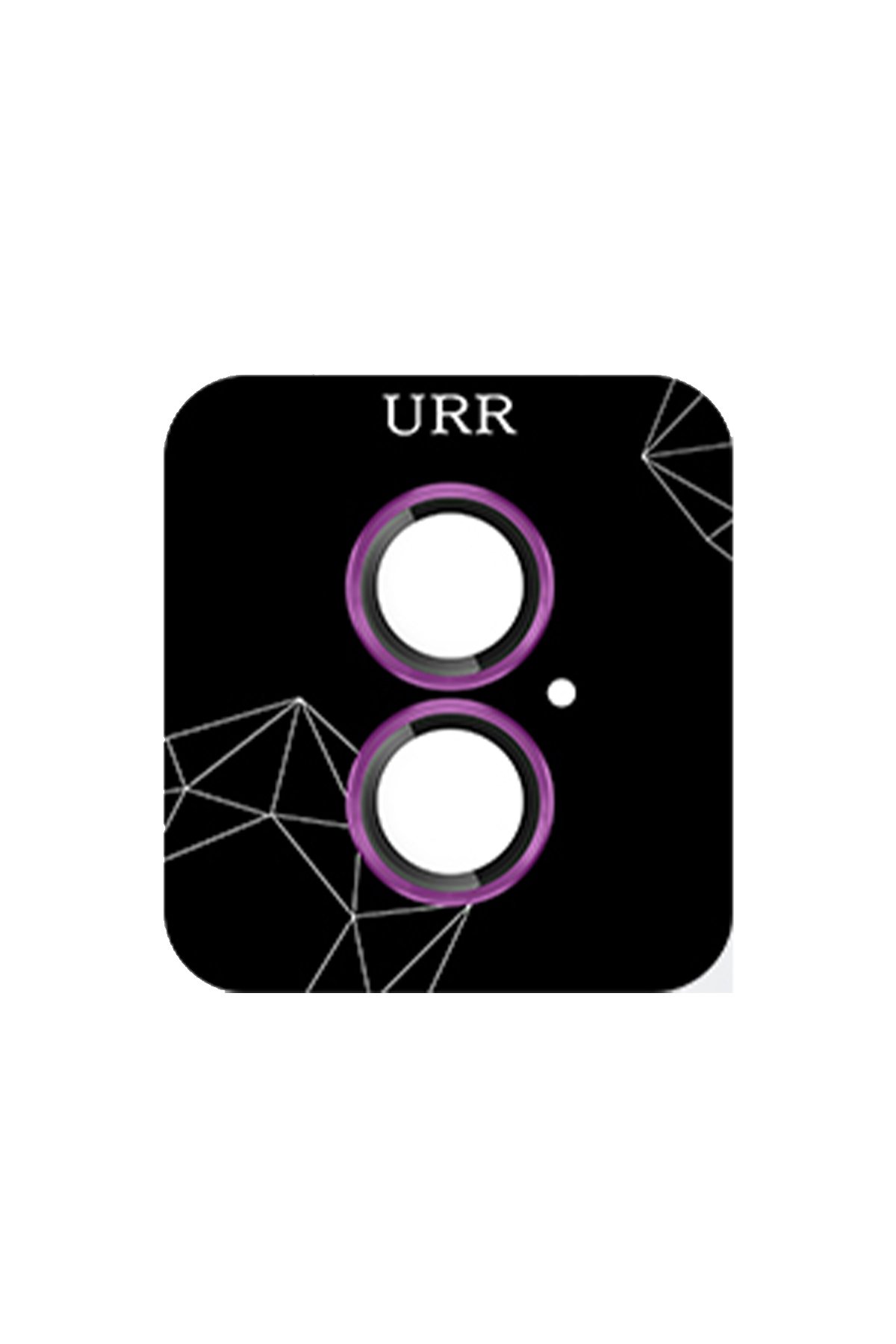 URR iPhone 16 Titanium Alloy Kamera Lens Koruyucu - Gümüş