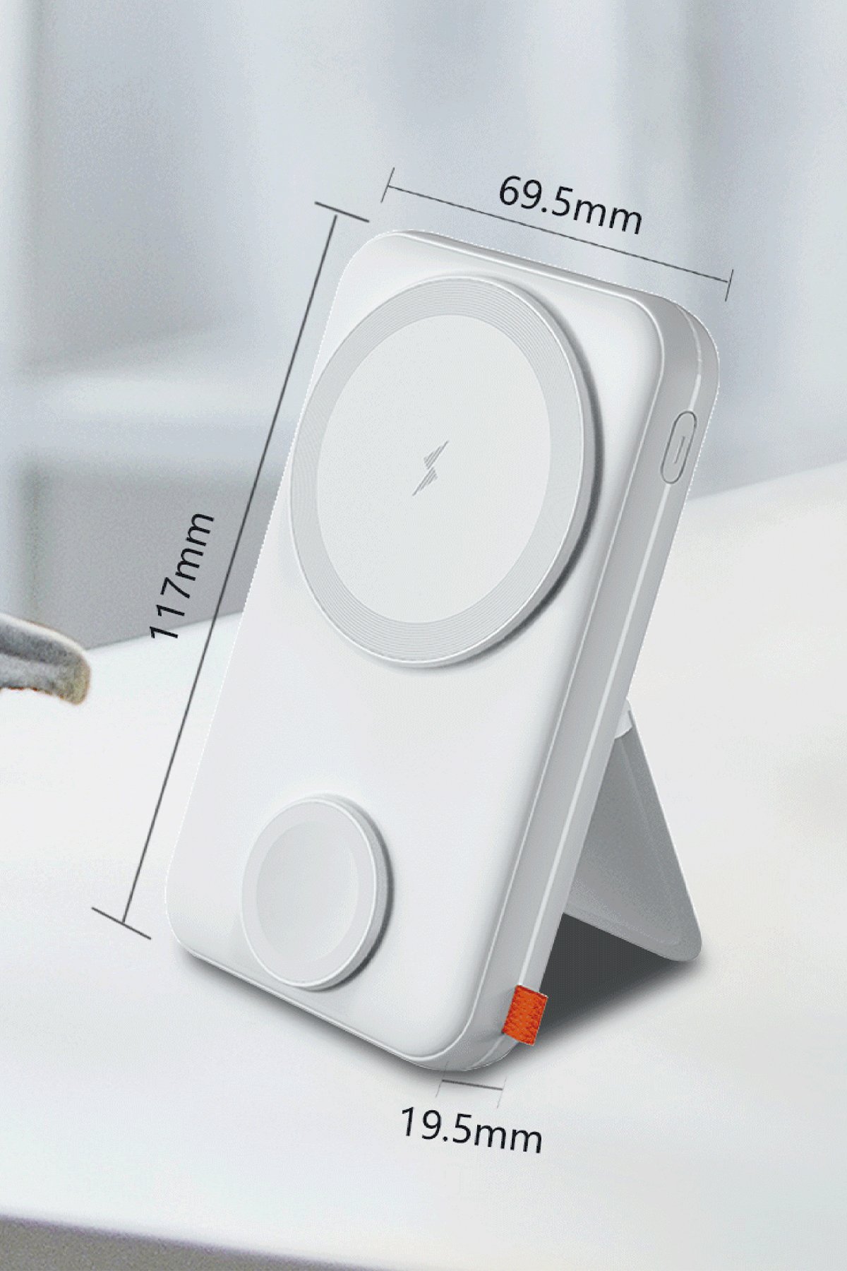 URR Cool Series Magsafe Deri Kartlık - Siyah