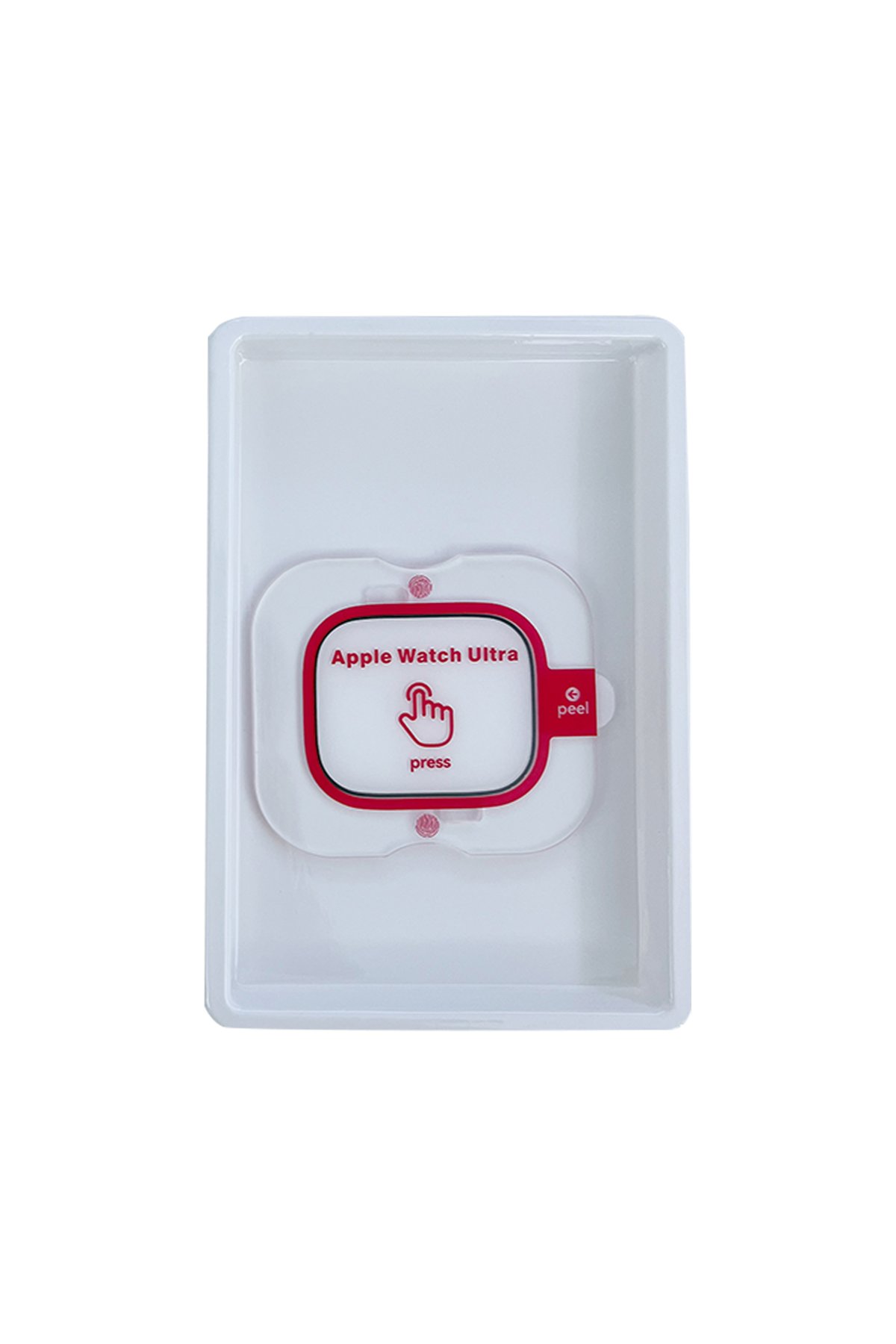 URR Watch Ultra 2 49mm Camlı Kasa Ekran Koruyucu - Siyah