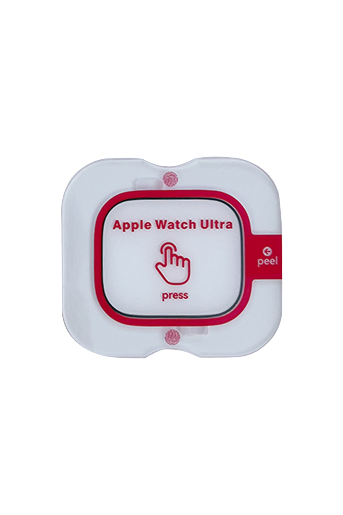 URR Watch Ultra 2 49mm Camlı Kasa Ekran Koruyucu - Siyah