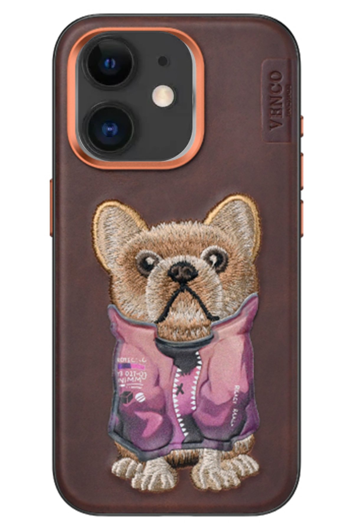 Venco iPhone 11 Perma Desenli Kapak - Lacivert