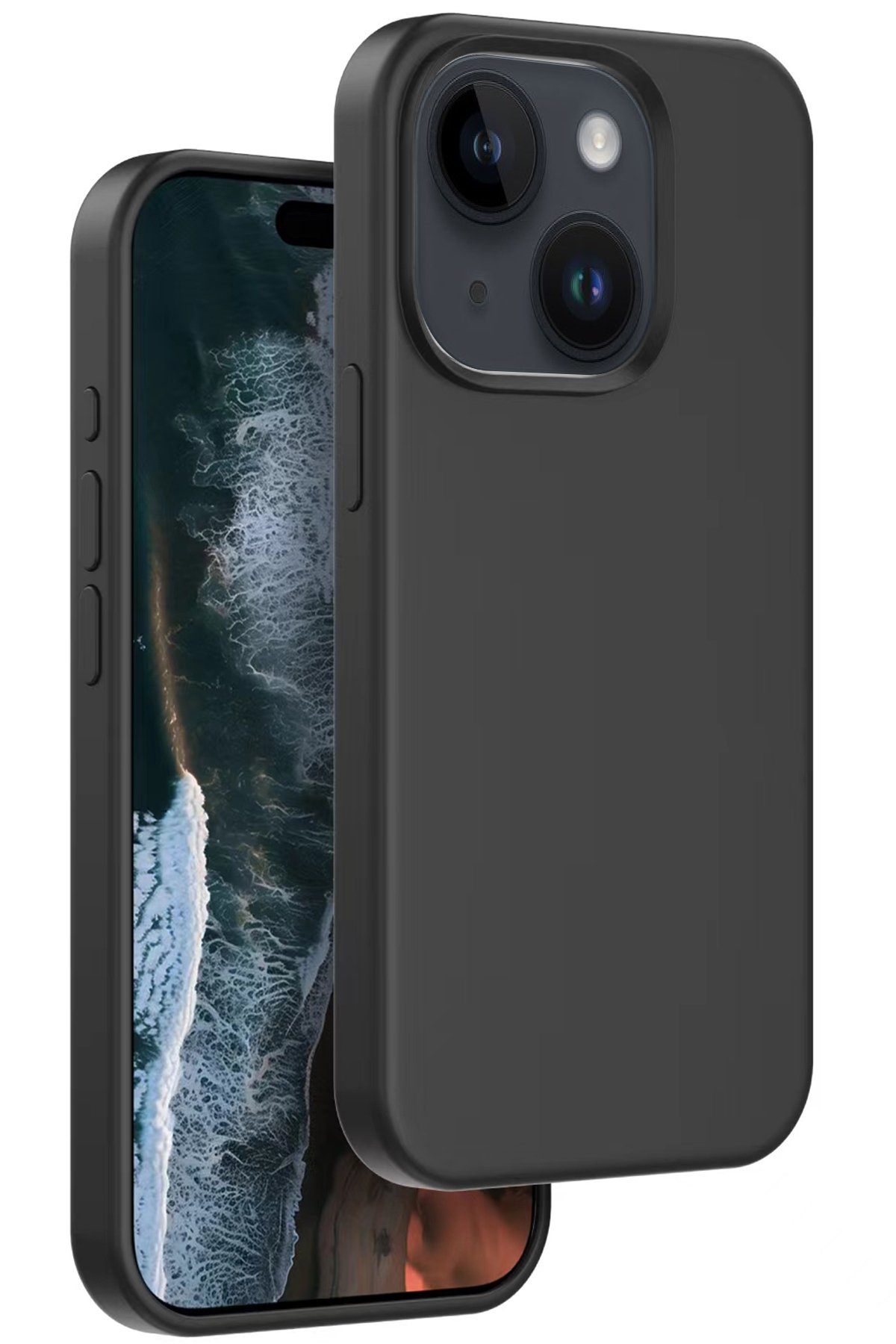Venco iPhone 14 Wave Kapak - Derin Mor