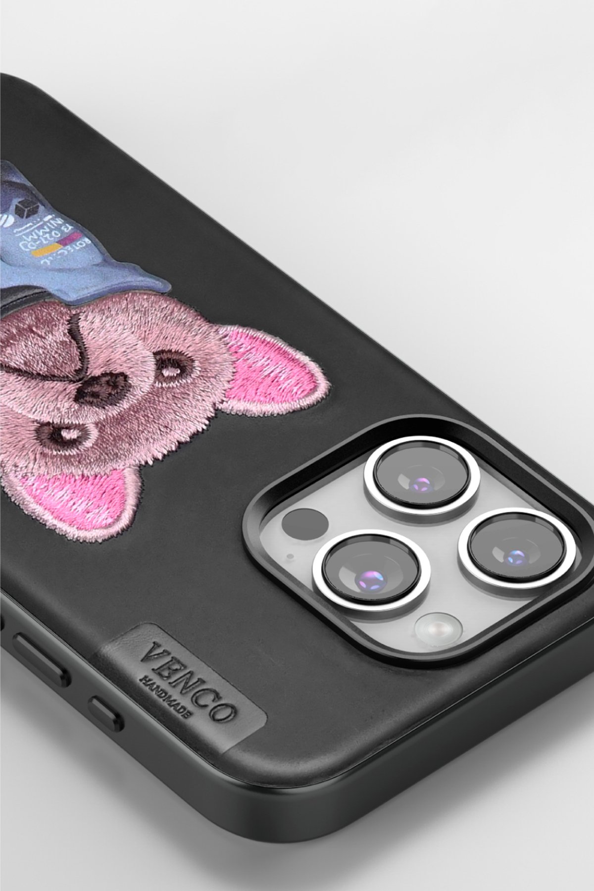 Venco iPhone 14 Pro Max Perma Desenli Kapak - Kahverengi