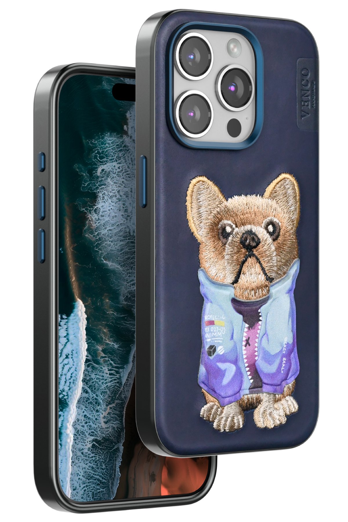 Venco iPhone 14 Pro Max Cute Desenli Kapak - Siyah