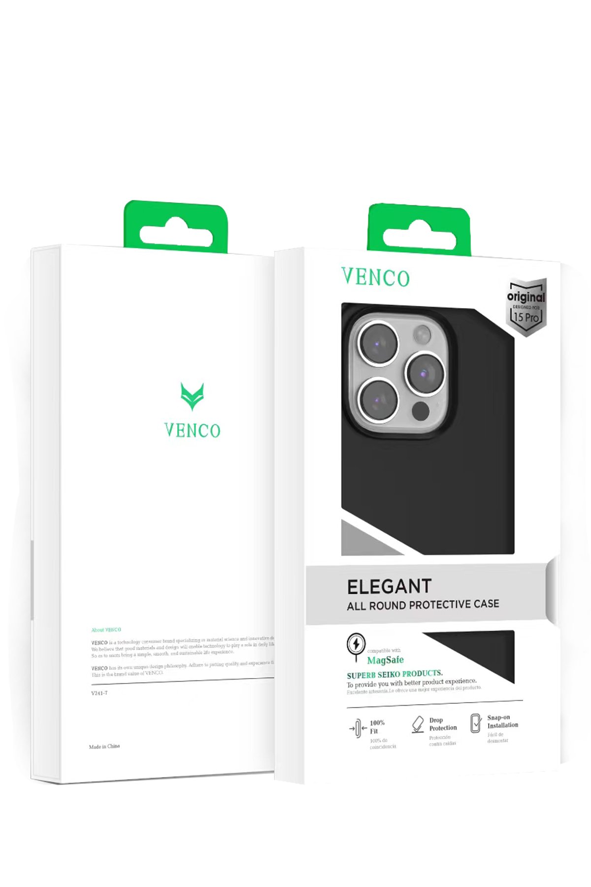 Venco iPhone 15 Brand Kapak - Lacivert