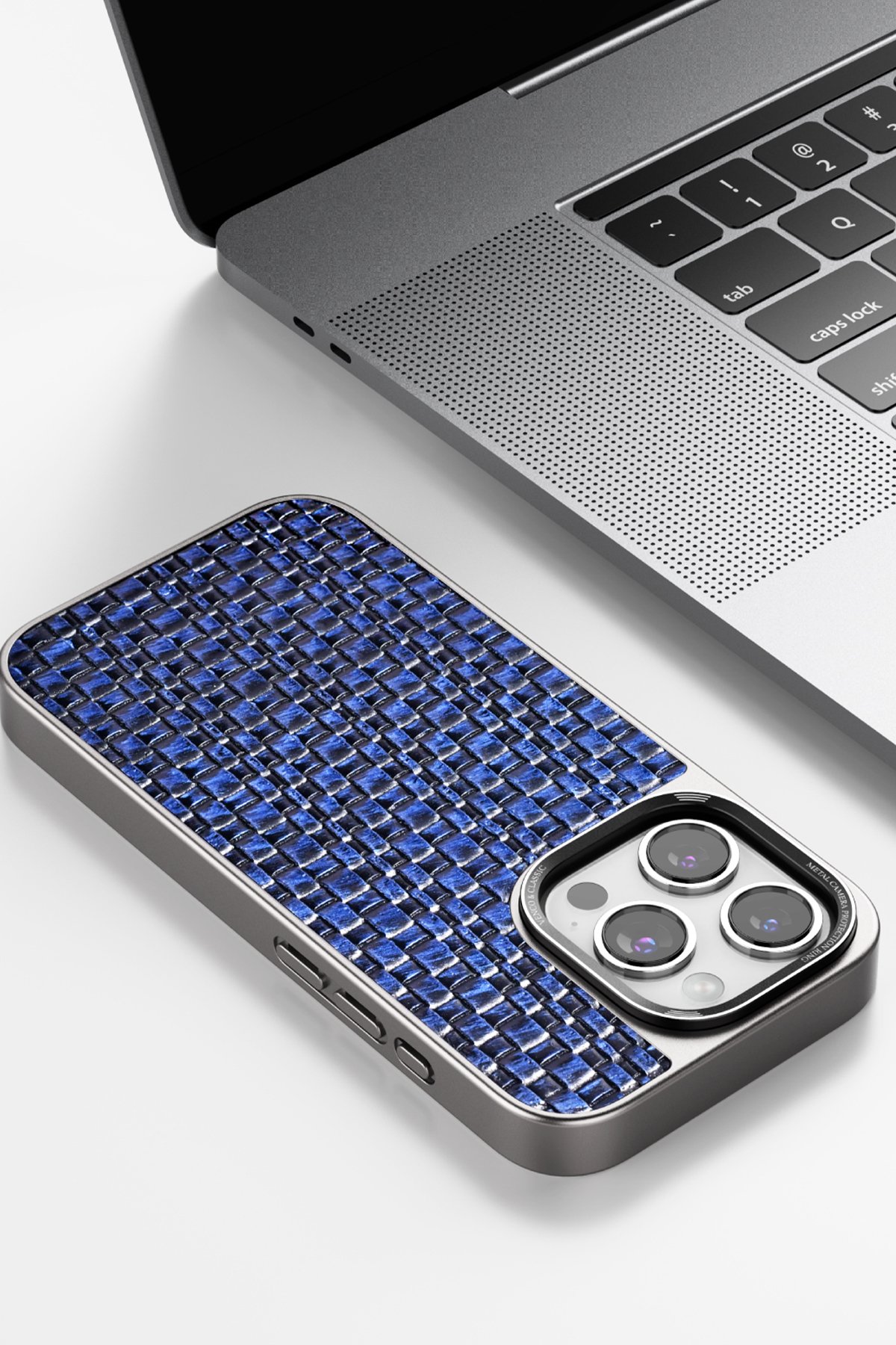 Venco iPhone 15 Pro Max Wave Kapak - Derin Mor