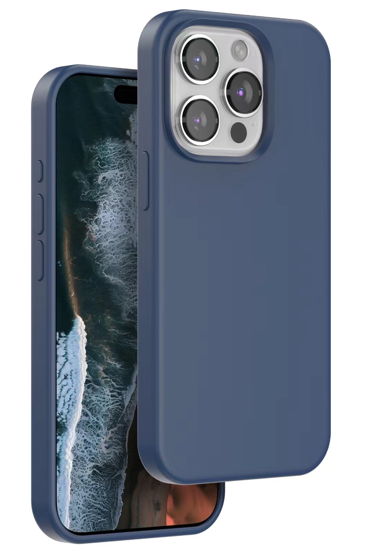 Venco iPhone 15 Pro Max Perma Desenli Kapak - Koyu Kahve