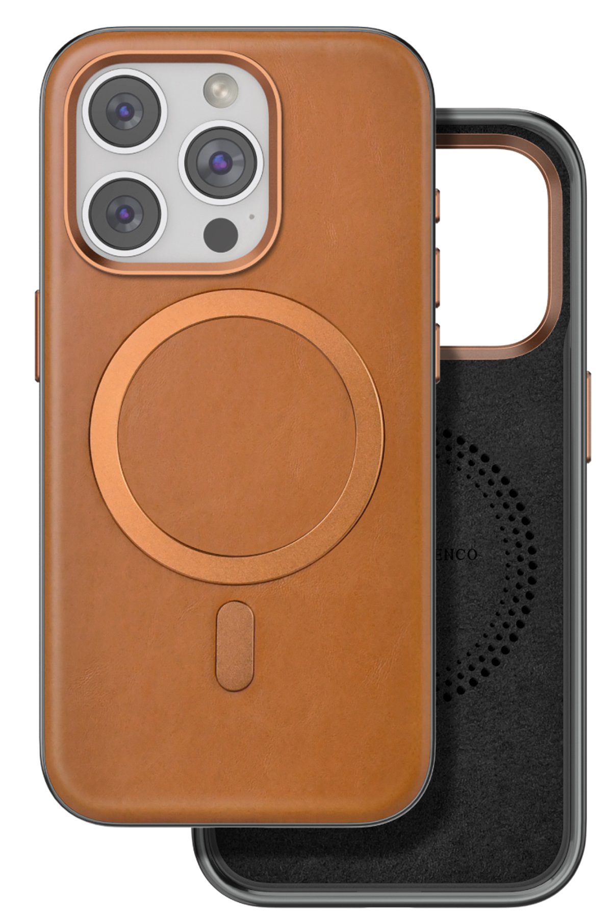 Venco iPhone 15 Pro Max Home Magsafe Kapak - Turuncu
