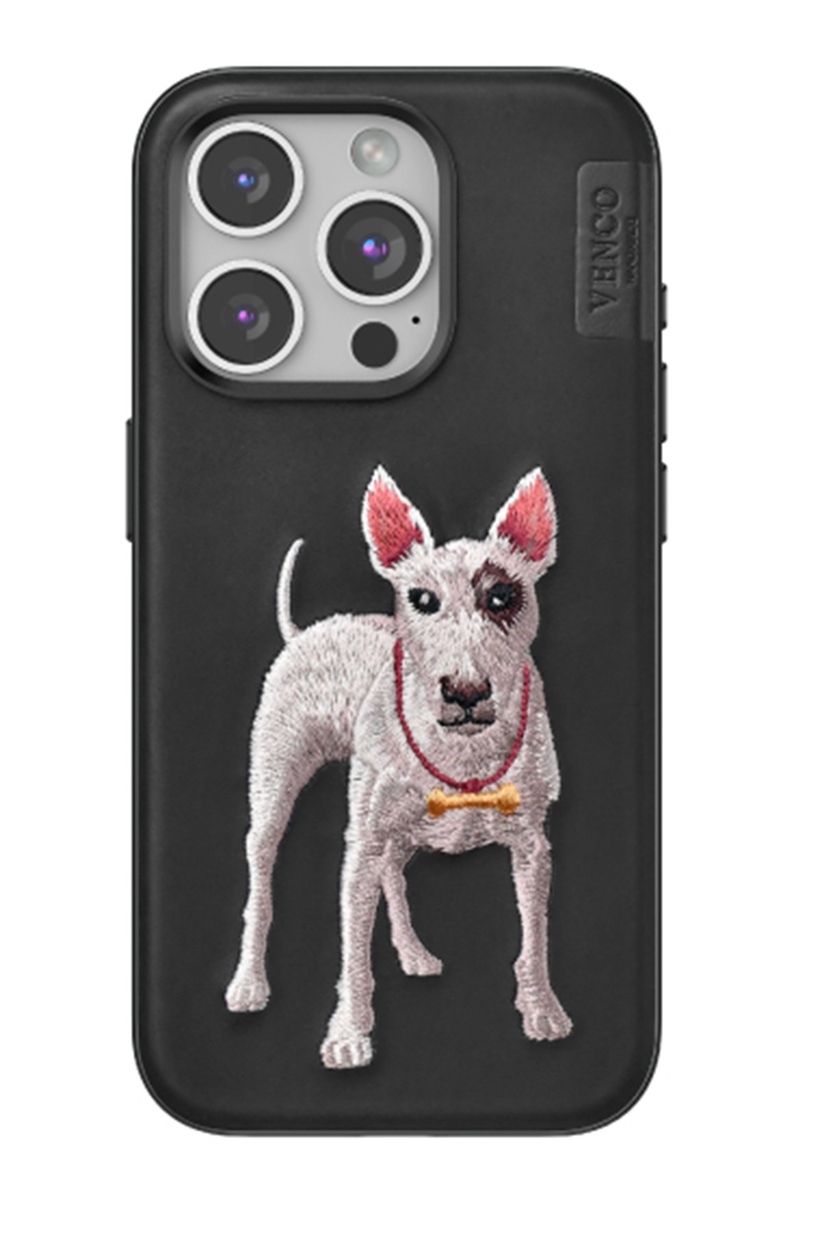 Venco iPhone 15 Pro Cute Desenli Kapak - Kahverengi