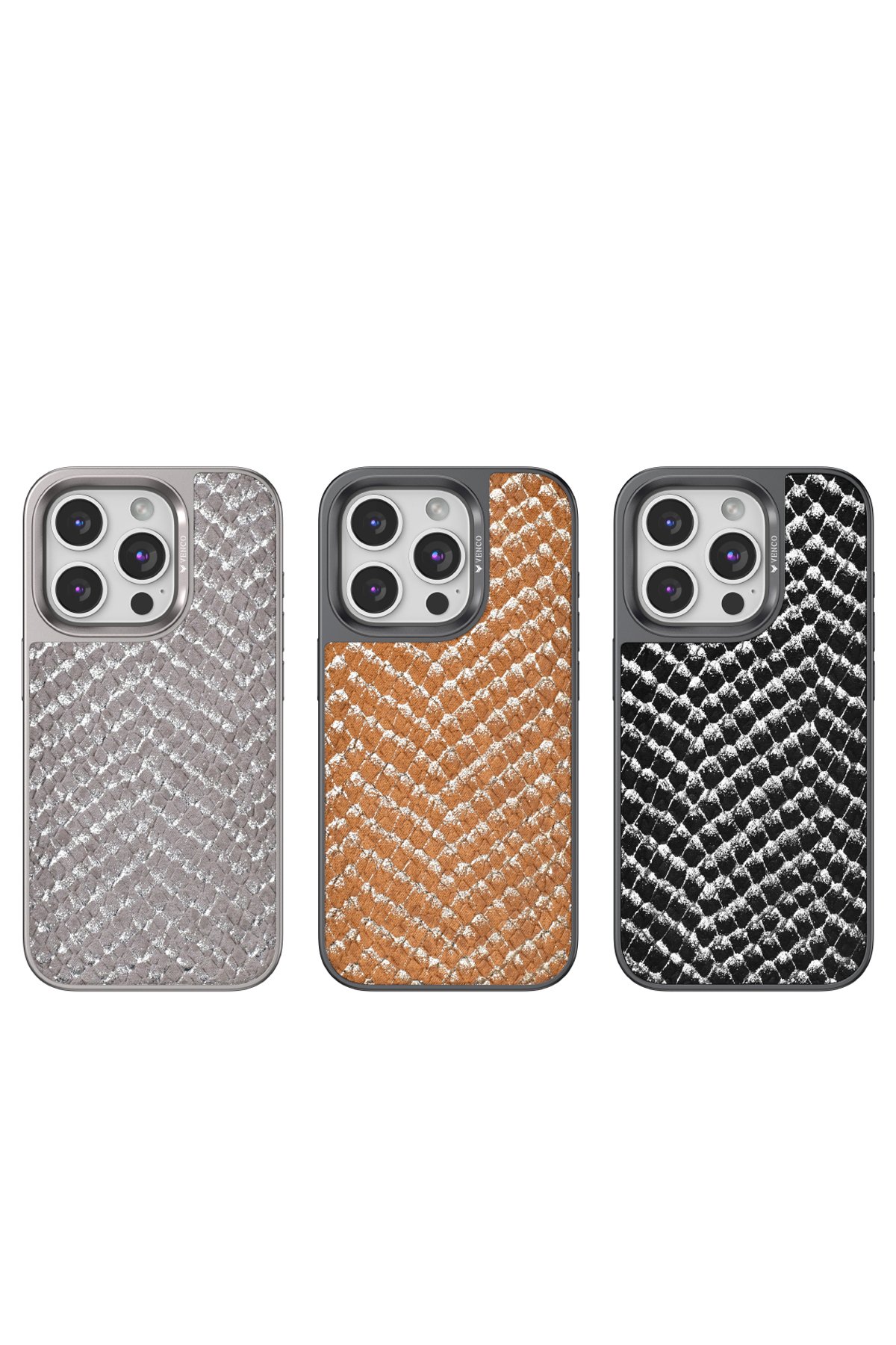 Venco iPhone 15 Pro Cute Desenli Kapak - Siyah