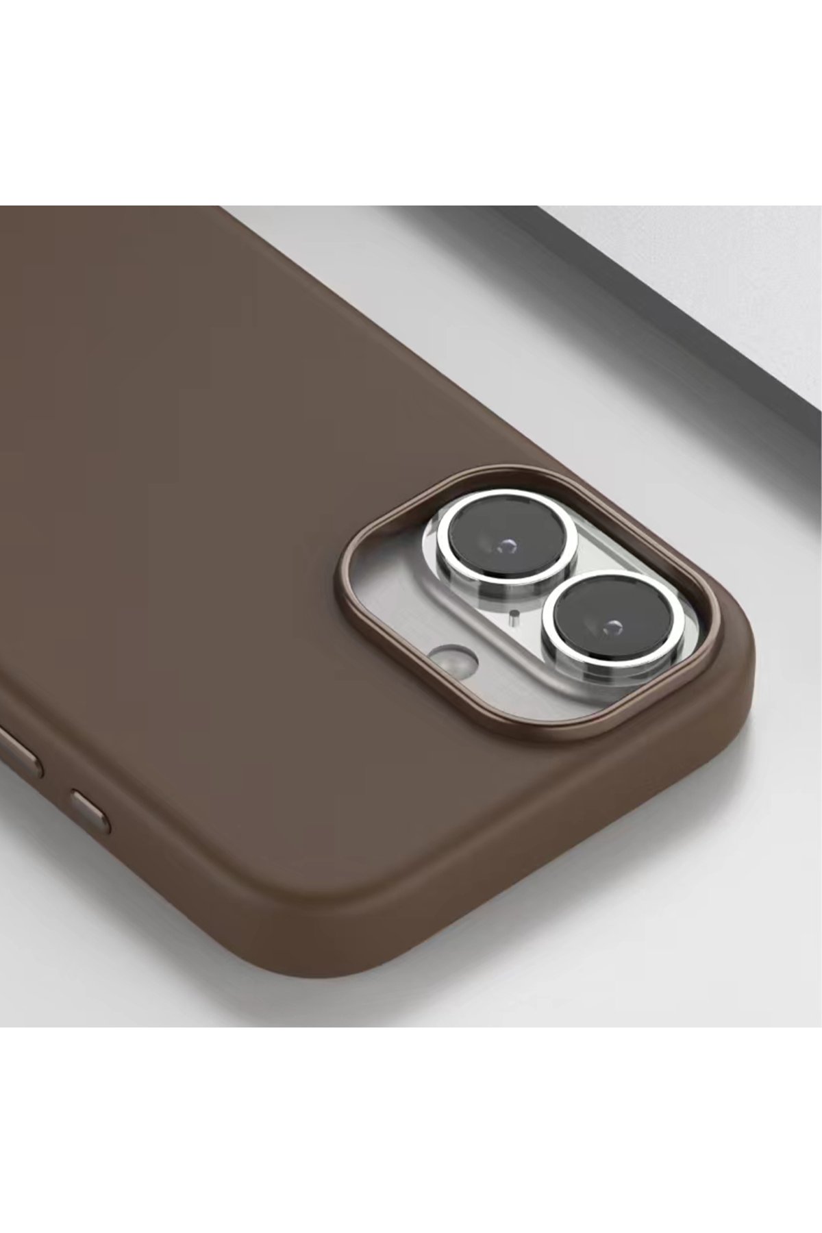 Venco iPhone 16 Wave Kapak - Koyu Kahve