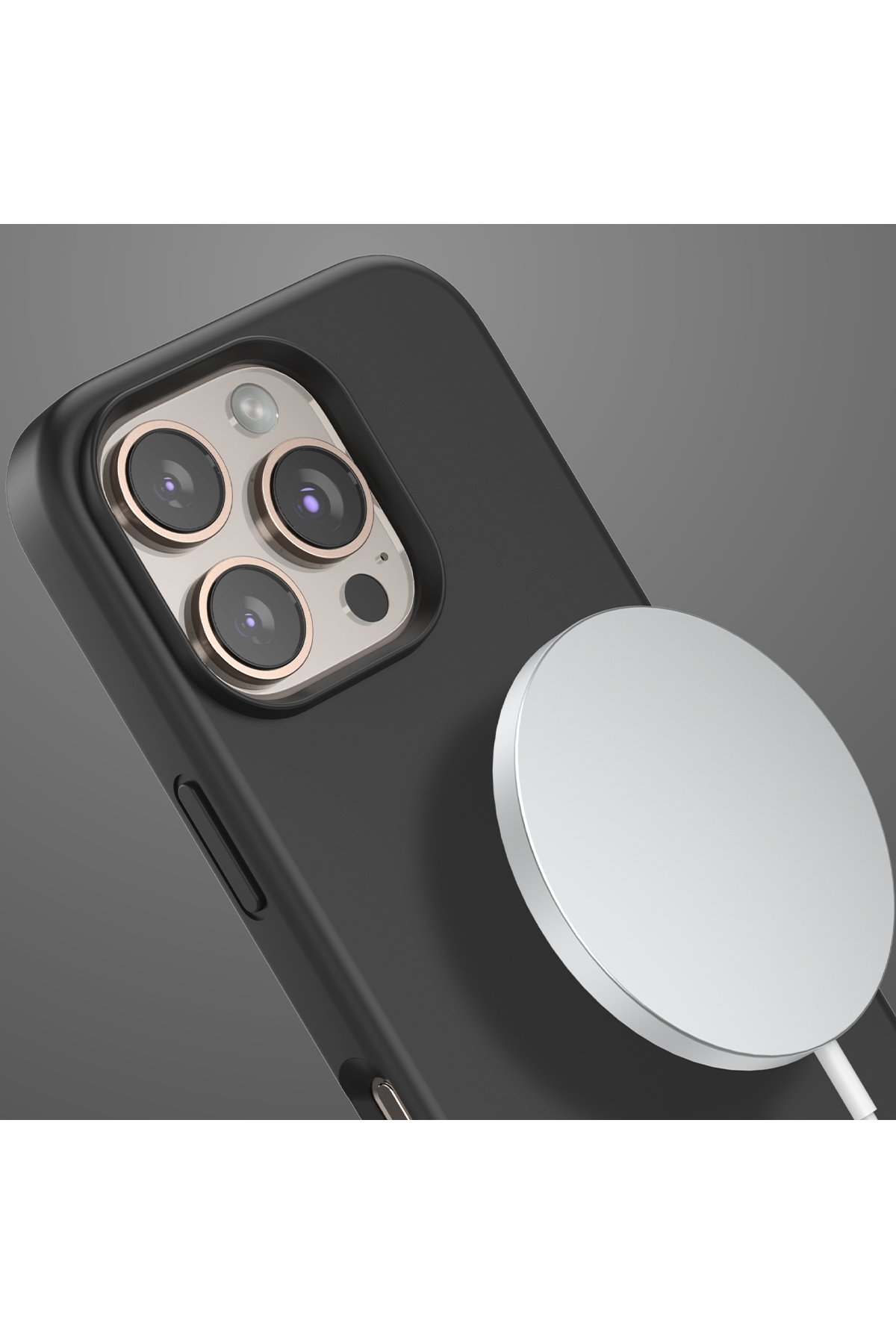 Venco iPhone 16 Pro Puskas Magsafe Kapak - Siyah