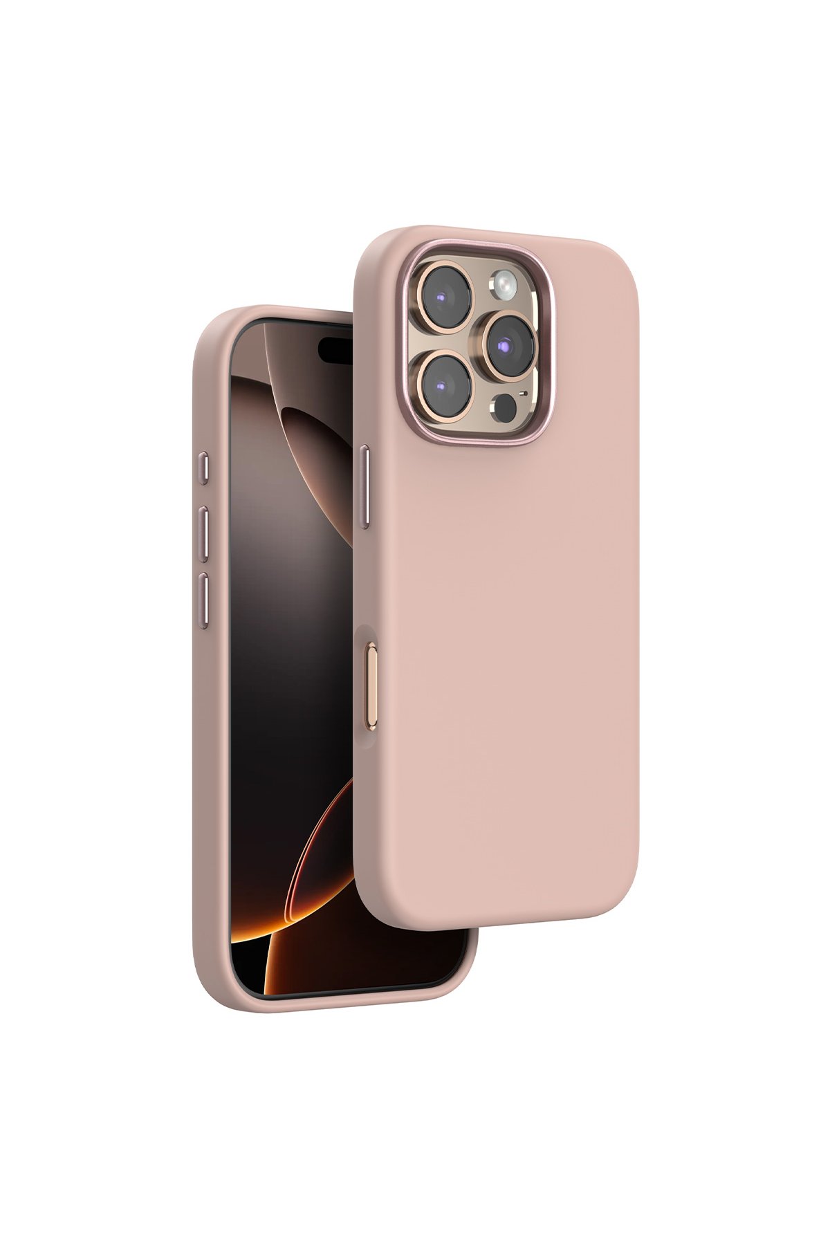 Venco iPhone 16 Pro Wave Kapak - Sarı