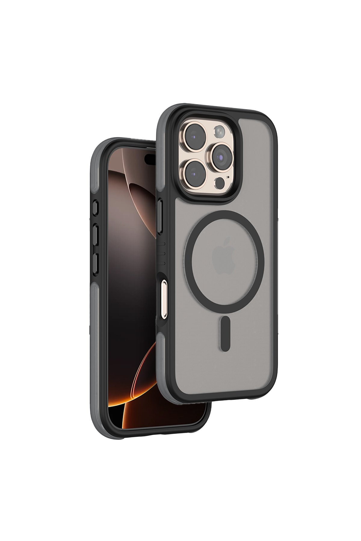 Venco iPhone 16 Pro Wave Kapak - Derin Mor