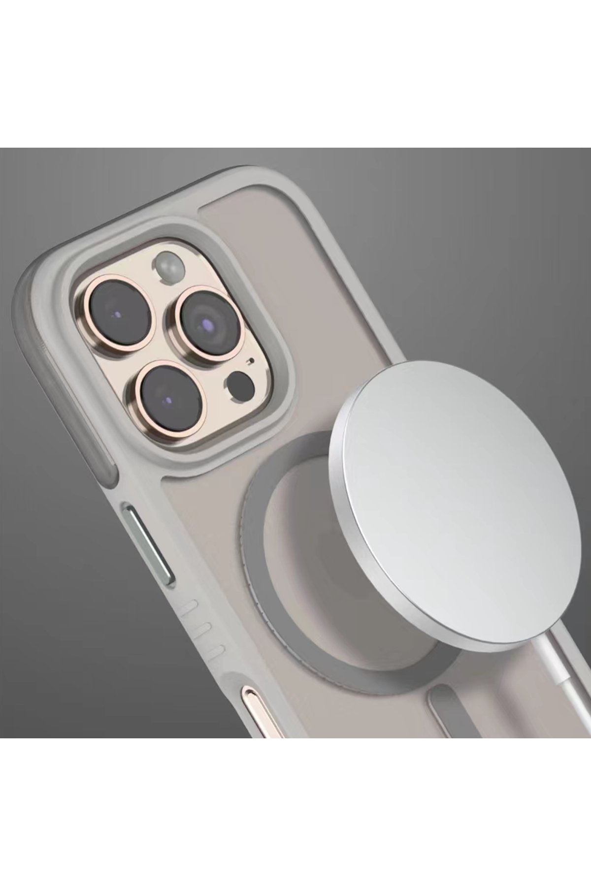 Venco iPhone 16 Pro Perma Desenli Kapak - Kahverengi