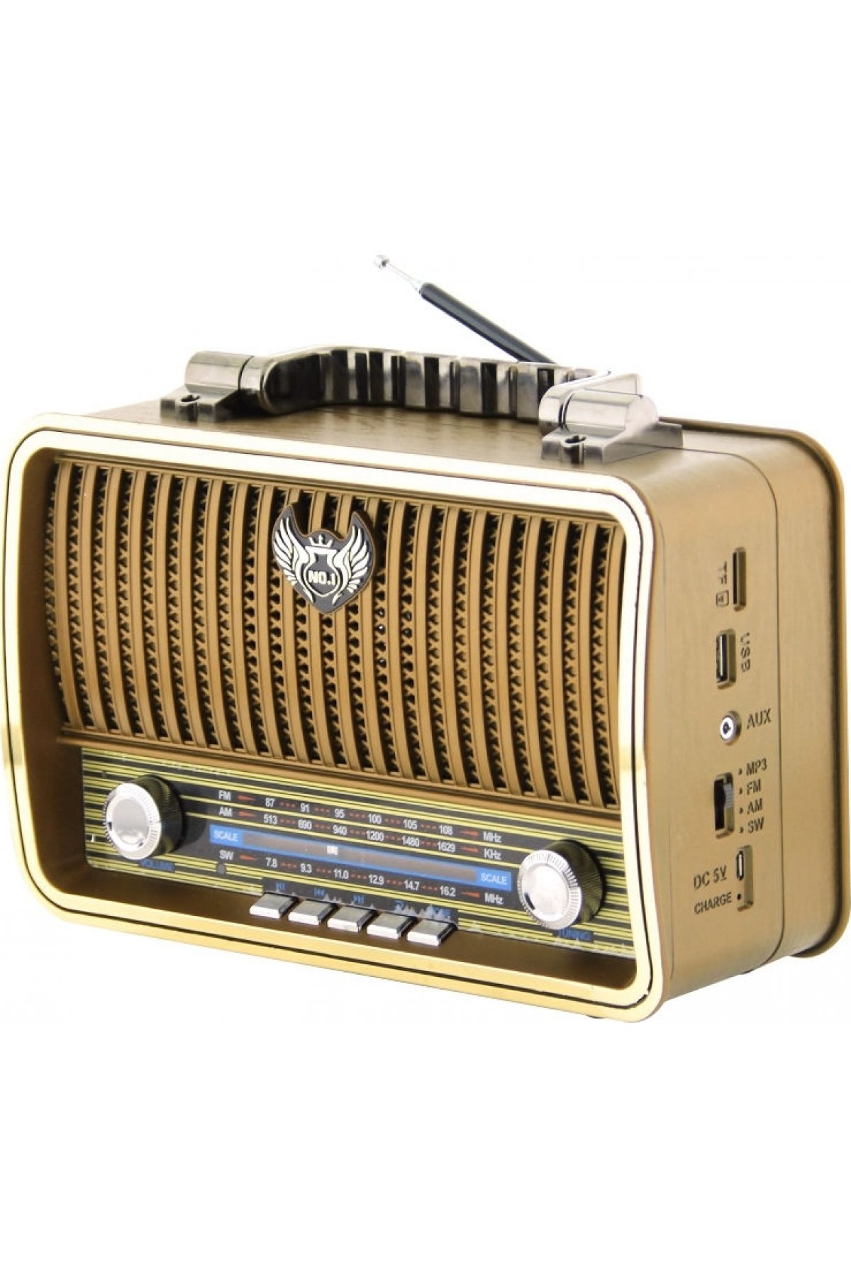 Vlike Bluetooth Hoparlör VK1961 Nostalji Radyo