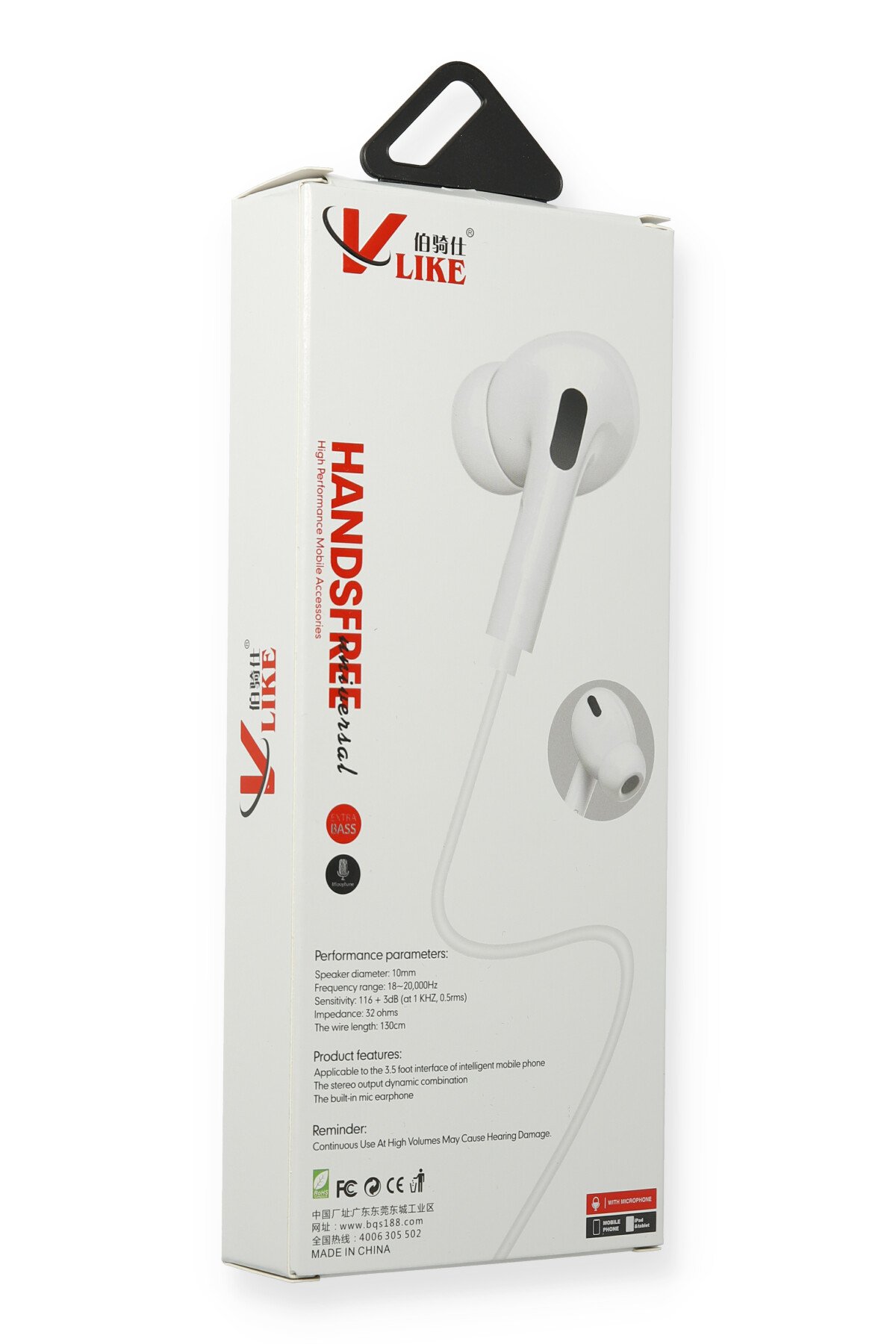 Vlike VK i7 Lightning Bluetooth Kablolu Kulaklık