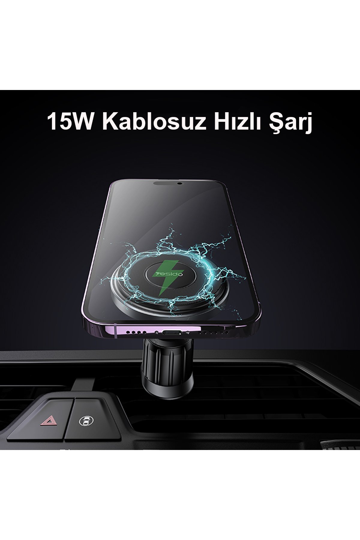 Yesido YH37 1.2M Lightning Bluetooth Kablolu Kulaklık - Beyaz