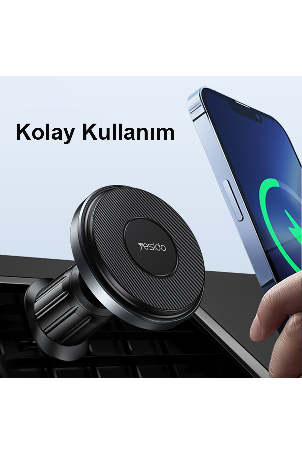 Yesido YH37 1.2M Lightning Bluetooth Kablolu Kulaklık - Beyaz