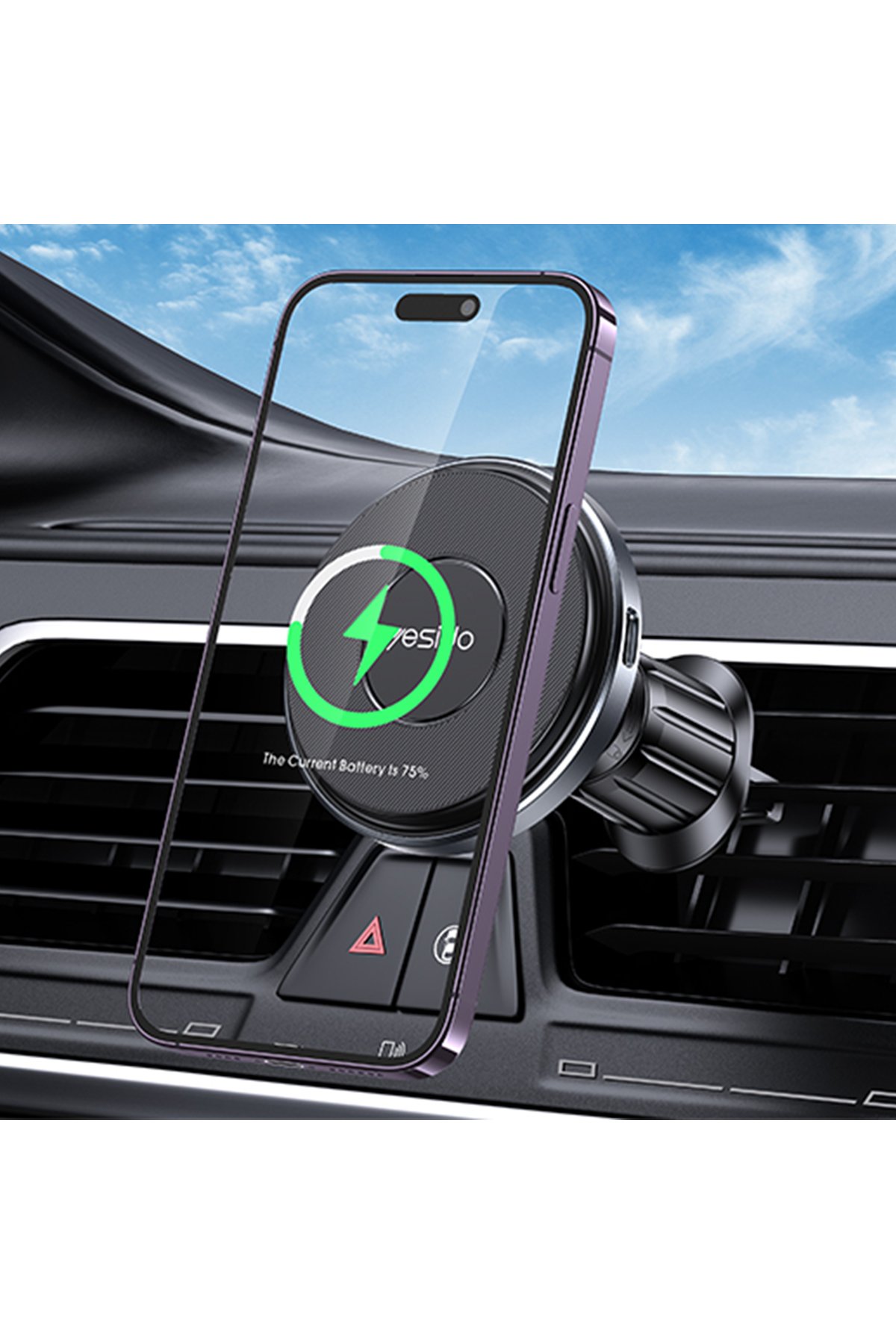 Yesido YH37 1.2M Lightning Bluetooth Kablolu Kulaklık - Beyaz
