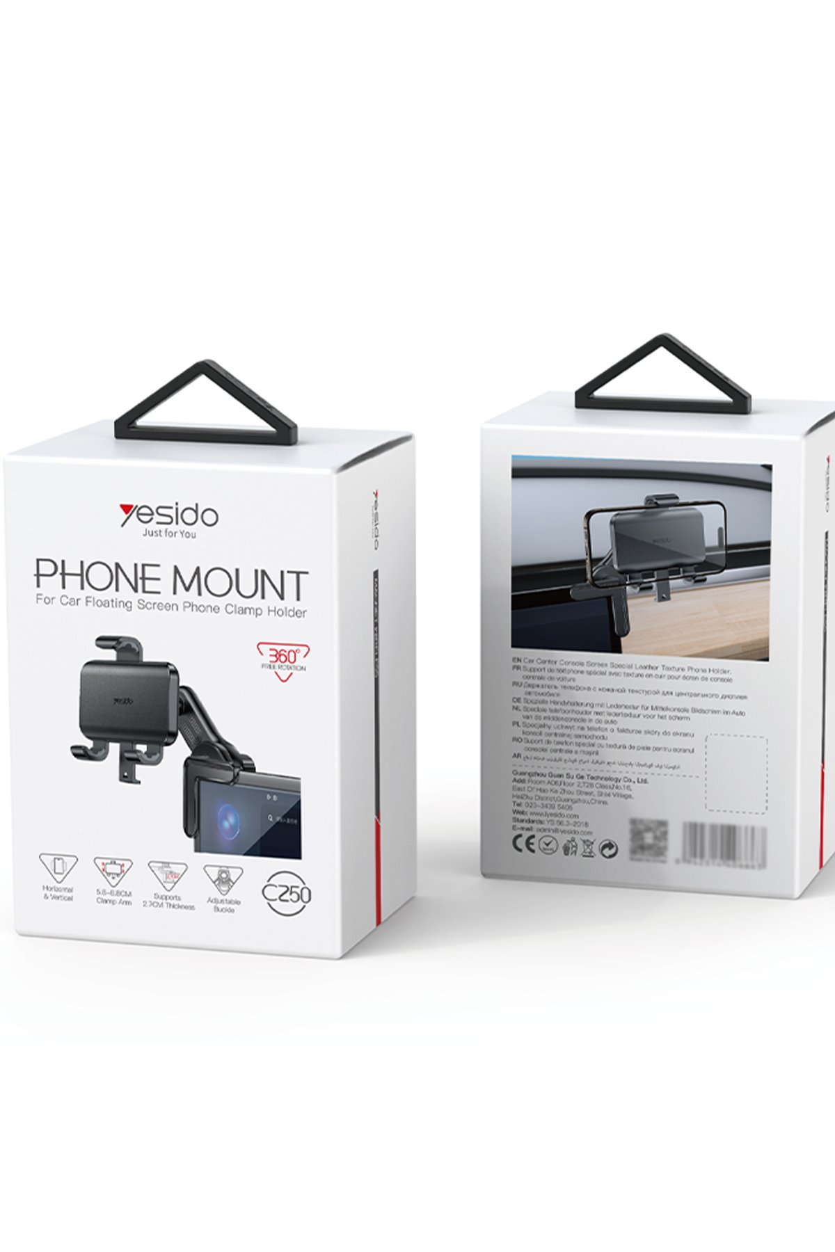 Yesido KM20 2K 4MP Led Aydınlatmalı USB Web Kamera - Siyah