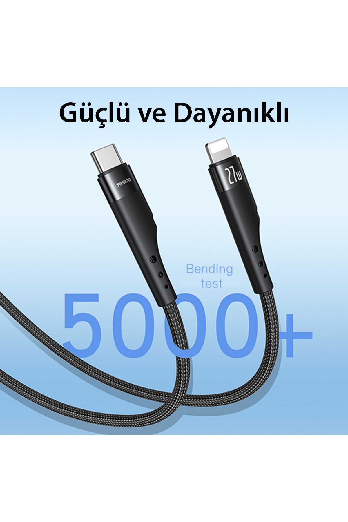 Yesido DS18 Apple Watch Uyumlu Kablosuz Manyetik Akıllı Saat Şarjı - Siyah