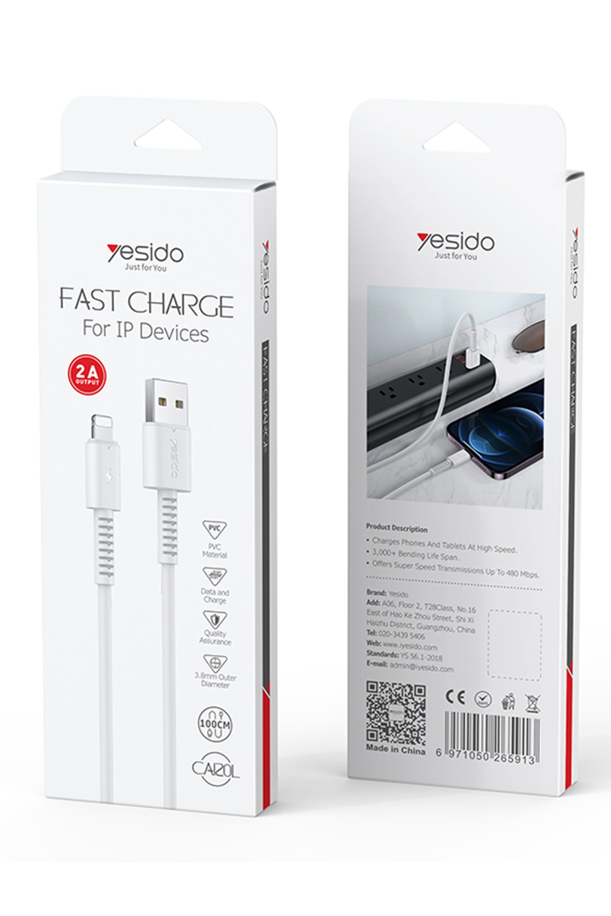 Yesido YP41 20.000 mAh Dijital Göstergeli USB3.0 PD Hızlı Şarj Powerbank - Siyah