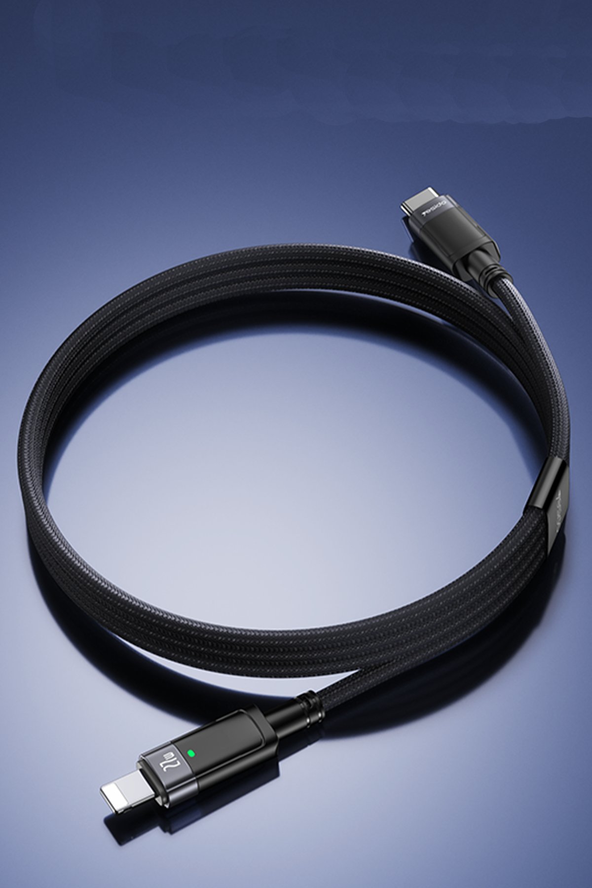 Yesido YC52 1 Adet 30W Type-C 1 Adet 30W Lightning 1 Adet 30W Usb Çıkışlı ve 1M 27W Type-C to Lightning Kablolu PD Şarj Cihazı - Beyaz