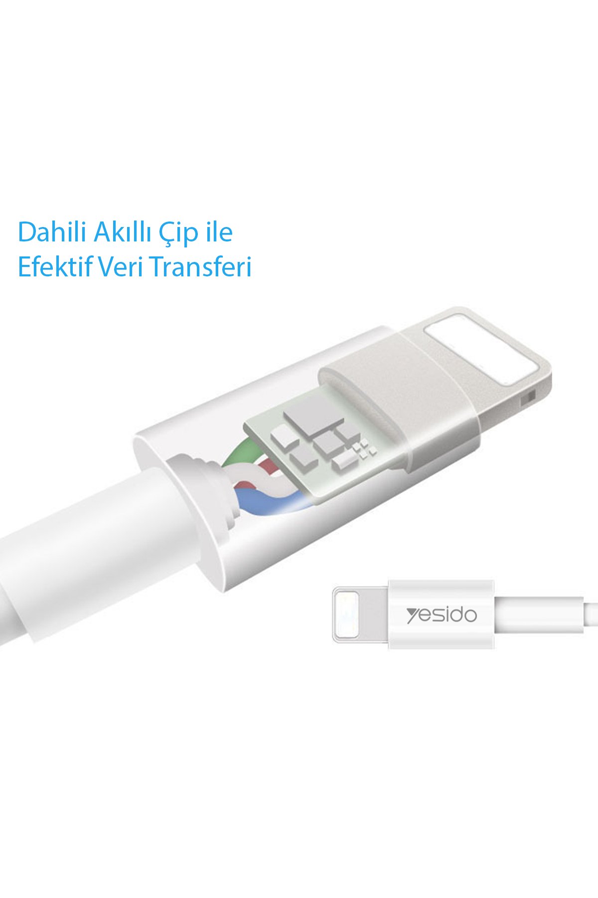 Yesido CA158 1.2M 100W Dijital Göstergeli Hasırlı Type-C to Type-C PD Hızlı Şarj Kablosu - Siyah