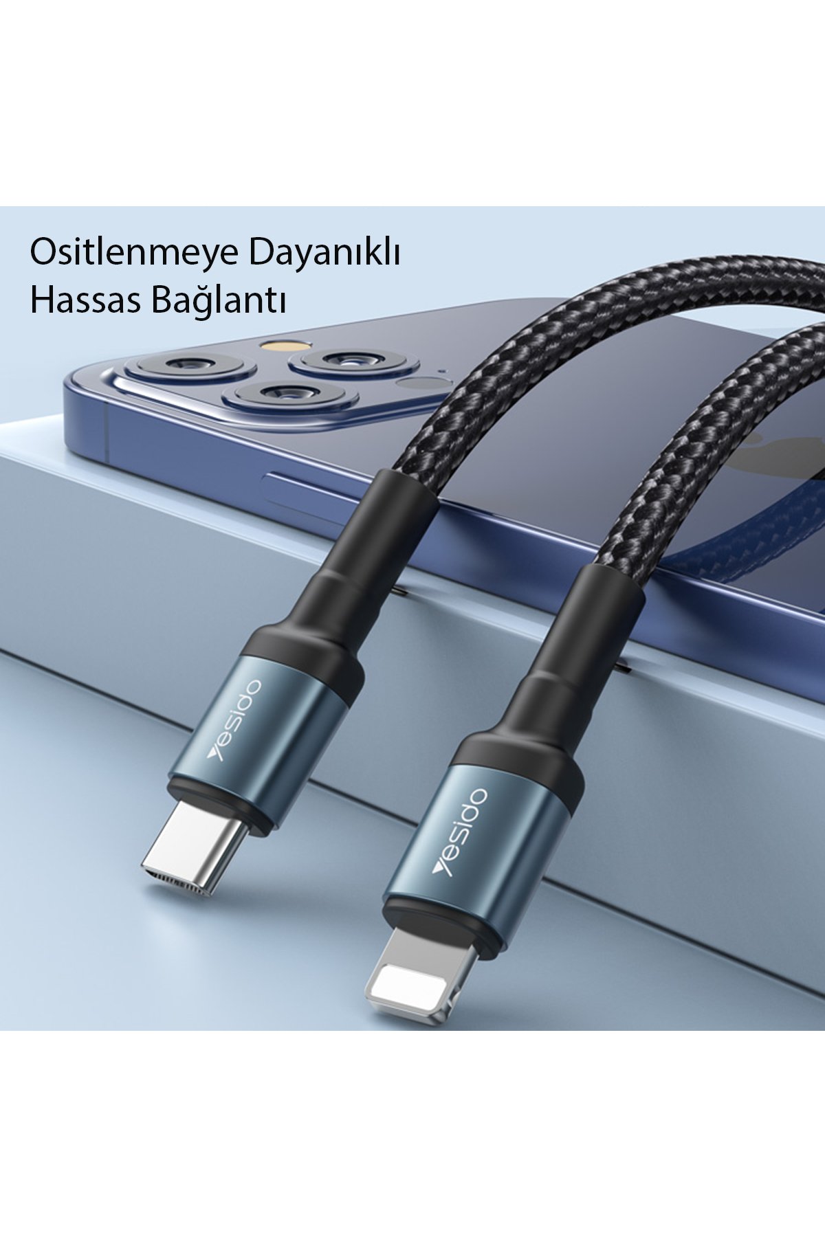 Yesido ST13 BT 5.1 iPad Uyumlu Capasitive Lightning Dokunmatik Stylus Pen Kalem - Beyaz