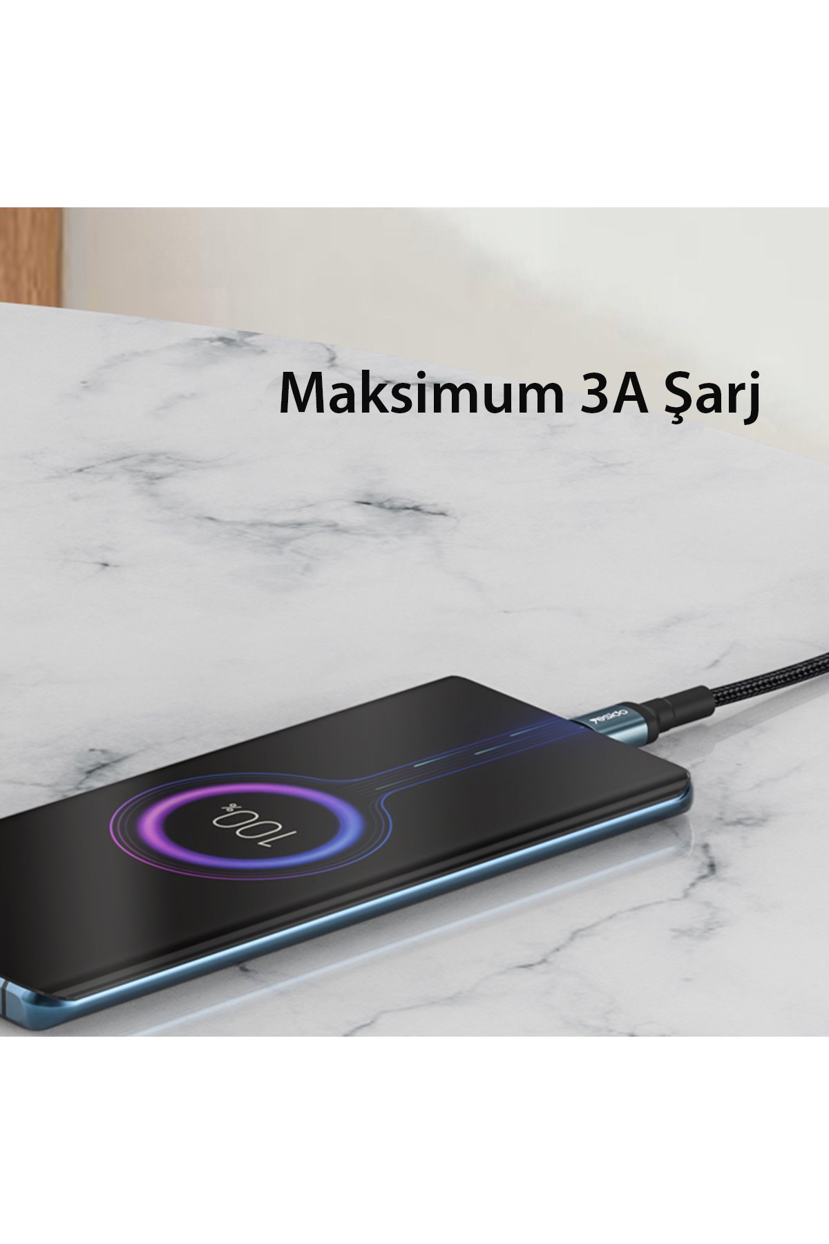 Yesido CA154 1M 60W Type-C to Type-C PD Hızlı Şarj Kablosu - Beyaz
