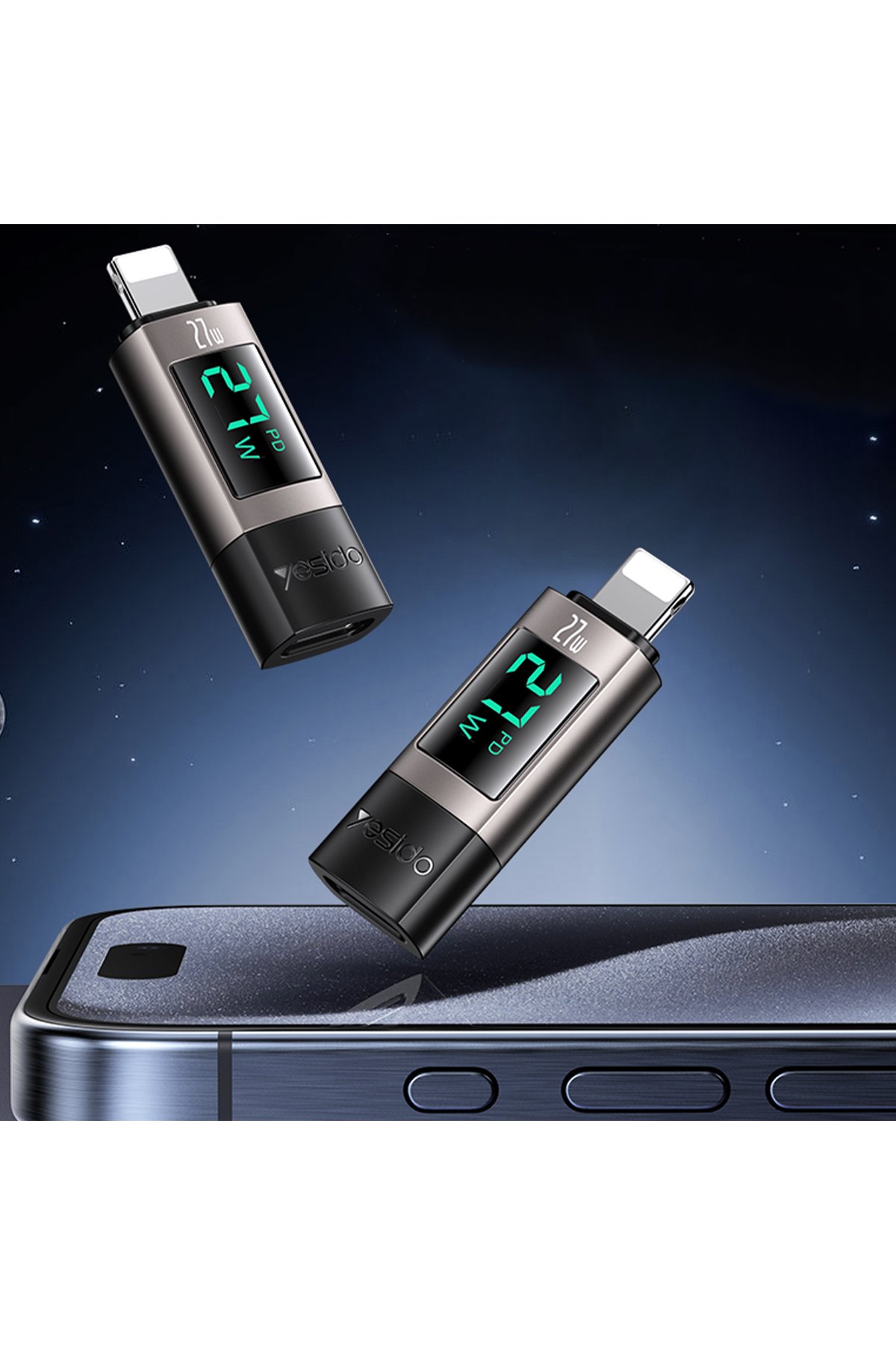 Yesido MG01 Sessiz Kablosuz Masaj Aleti - Siyah