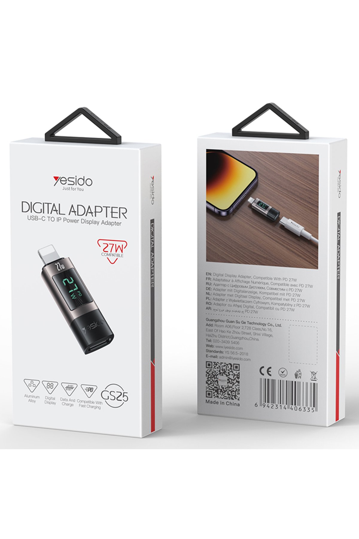 Yesido MG01 Sessiz Kablosuz Masaj Aleti - Siyah