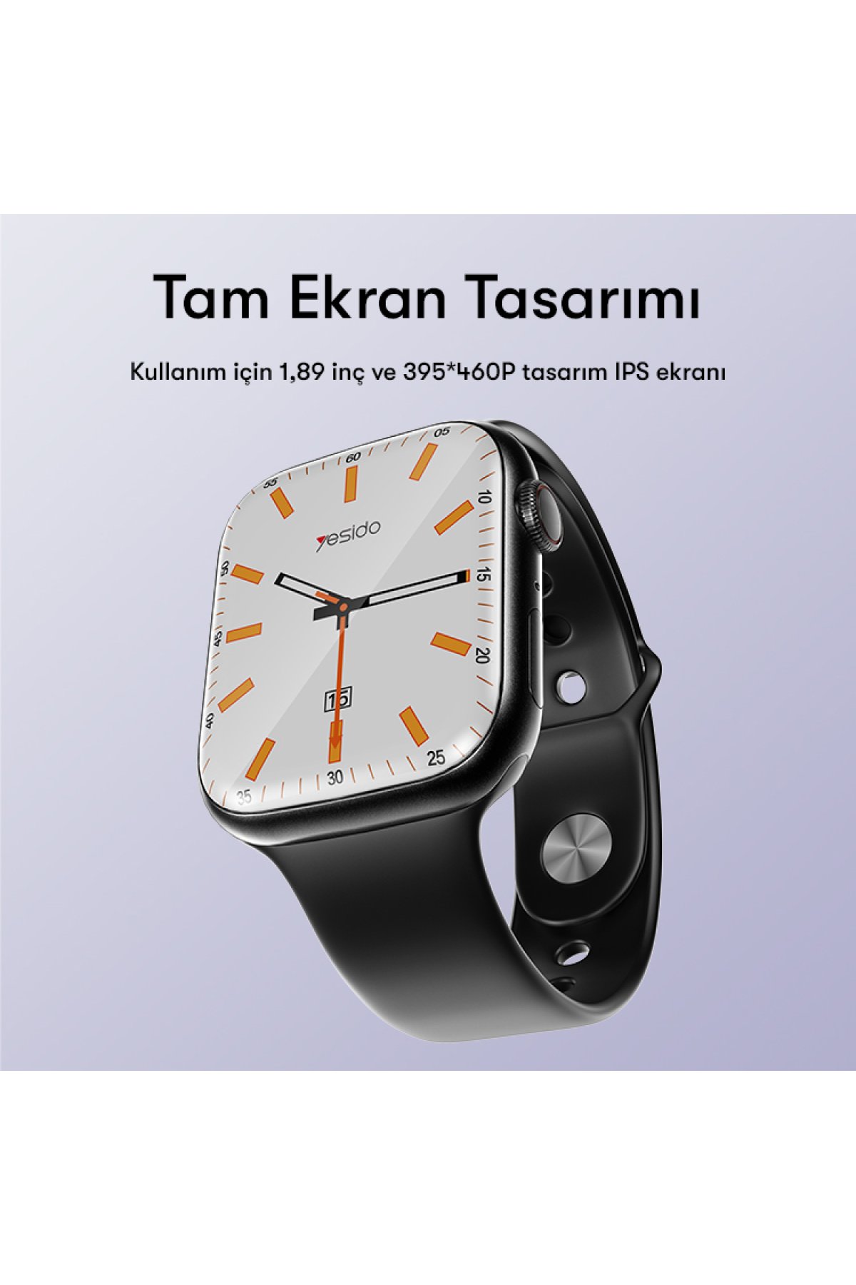 Yesido WB46 PVC Esnek Kumaşlı Sırt Çantası - Siyah