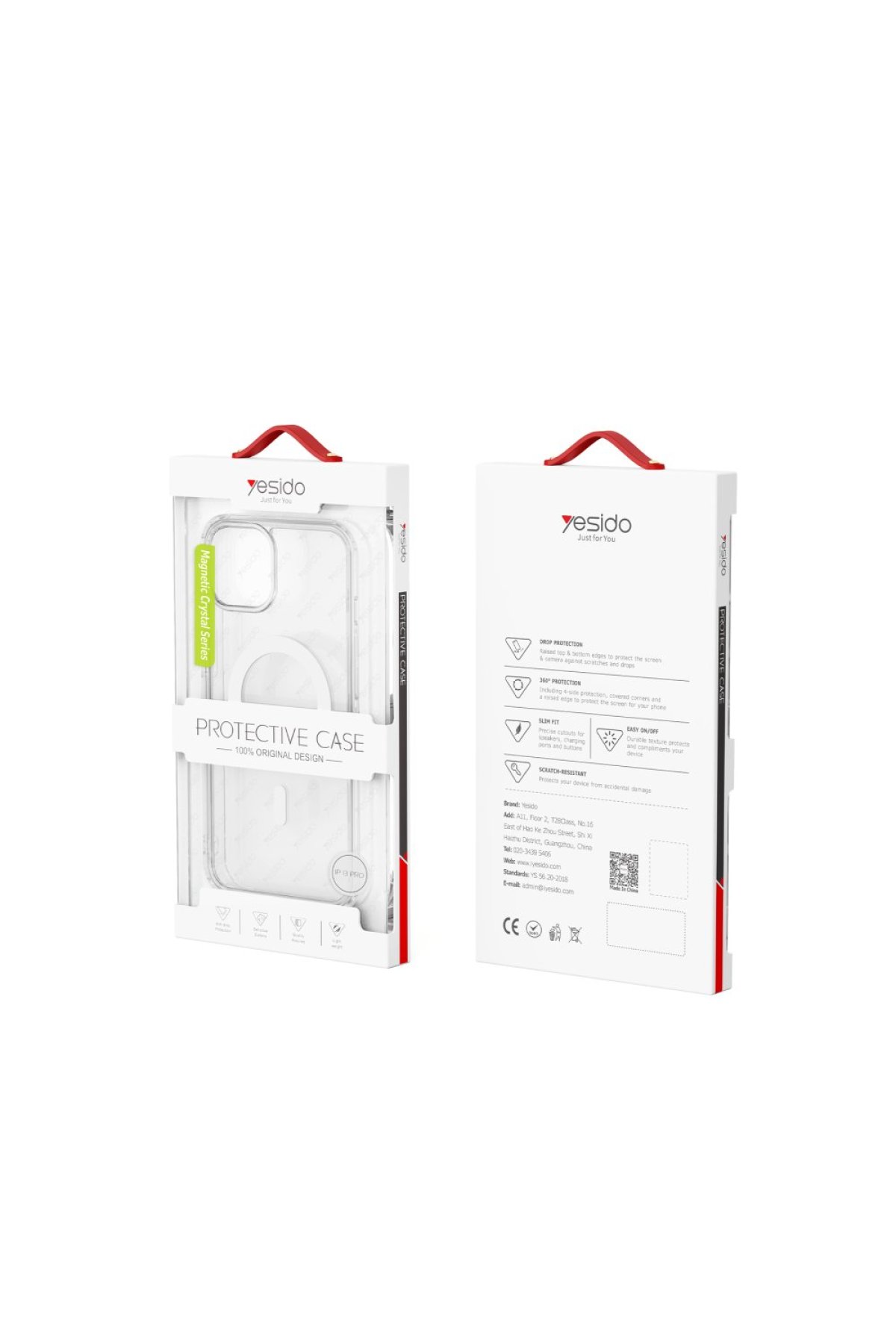 Yesido iPhone 14 Pro Max PC06 Tower Magsafe Kapak - Derin Mor