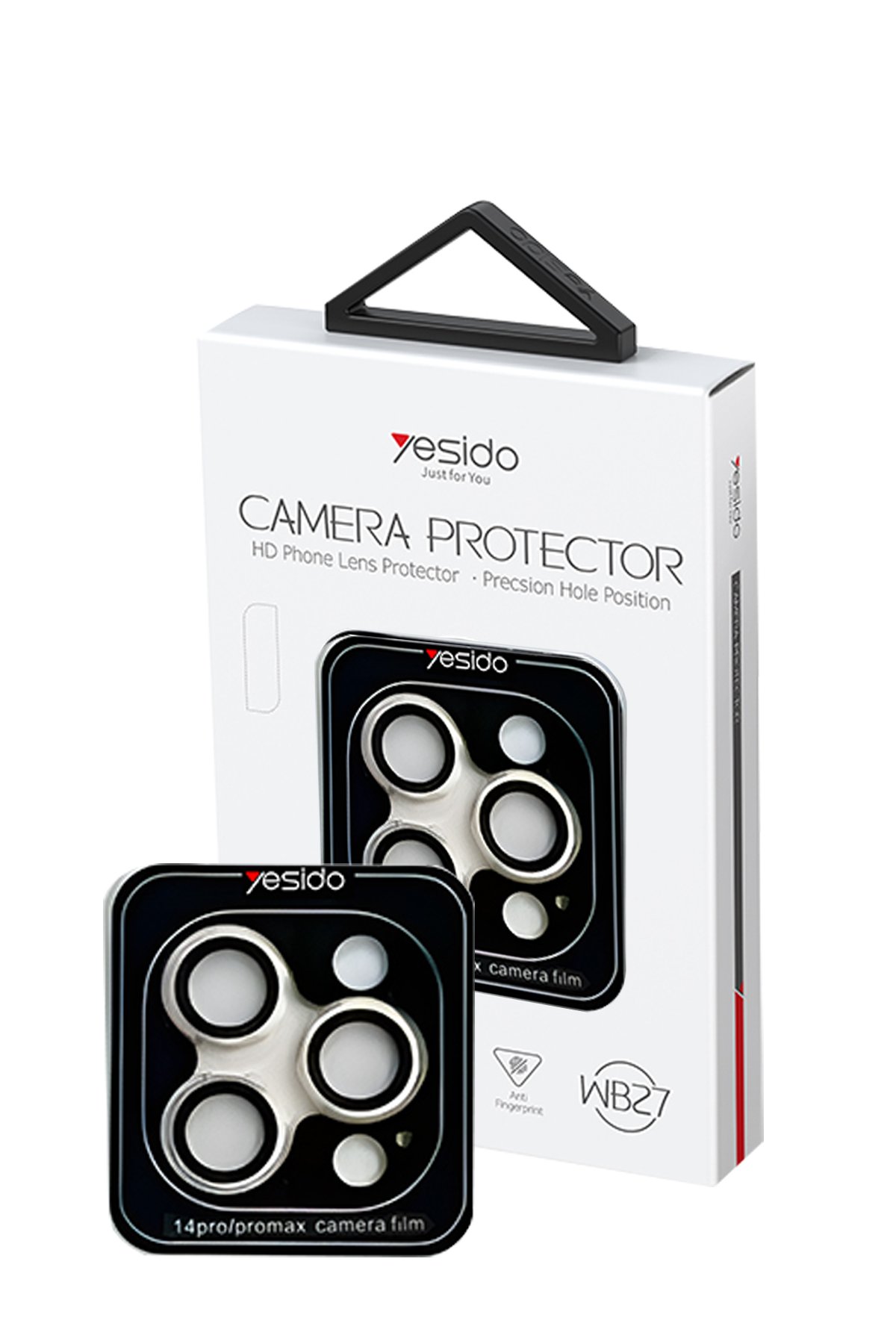 Yesido iPhone 14 Pro WB27 Metal Kamera Lens - Gümüş