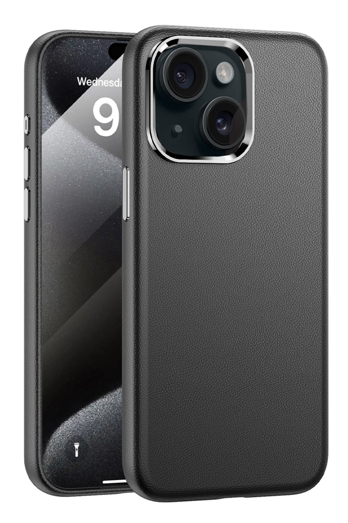 Yesido iPhone 15 PC09 Elegance Deri Magsafe Kapak - Lacivert