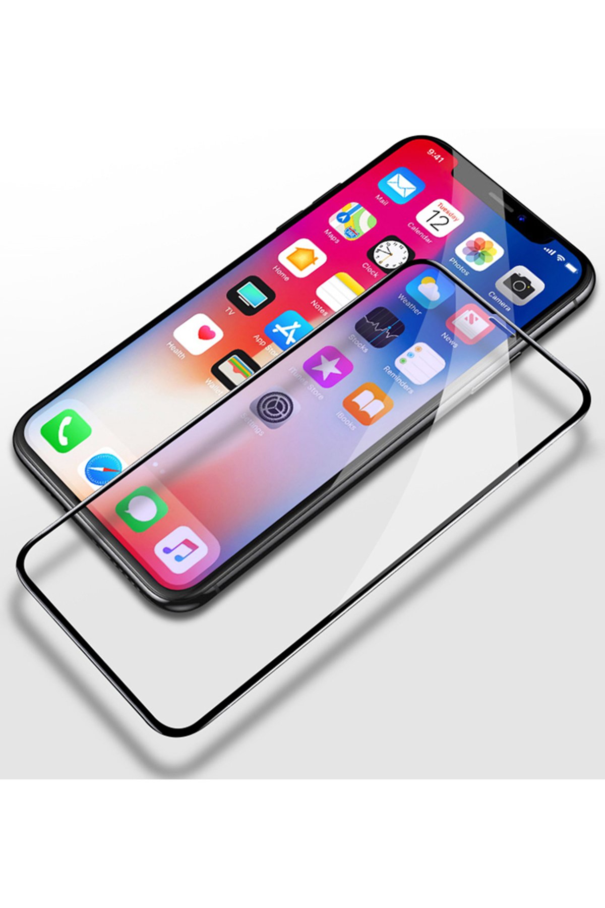 Yesido iPhone 15 Plus TG17 AutoKit Cam Ekran Koruyucu - Siyah