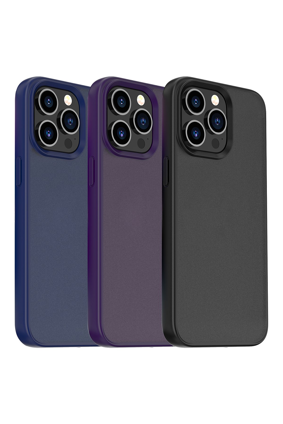 Yesido iPhone 15 Pro Max WB27 Metal Kamera Lens - Lacivert