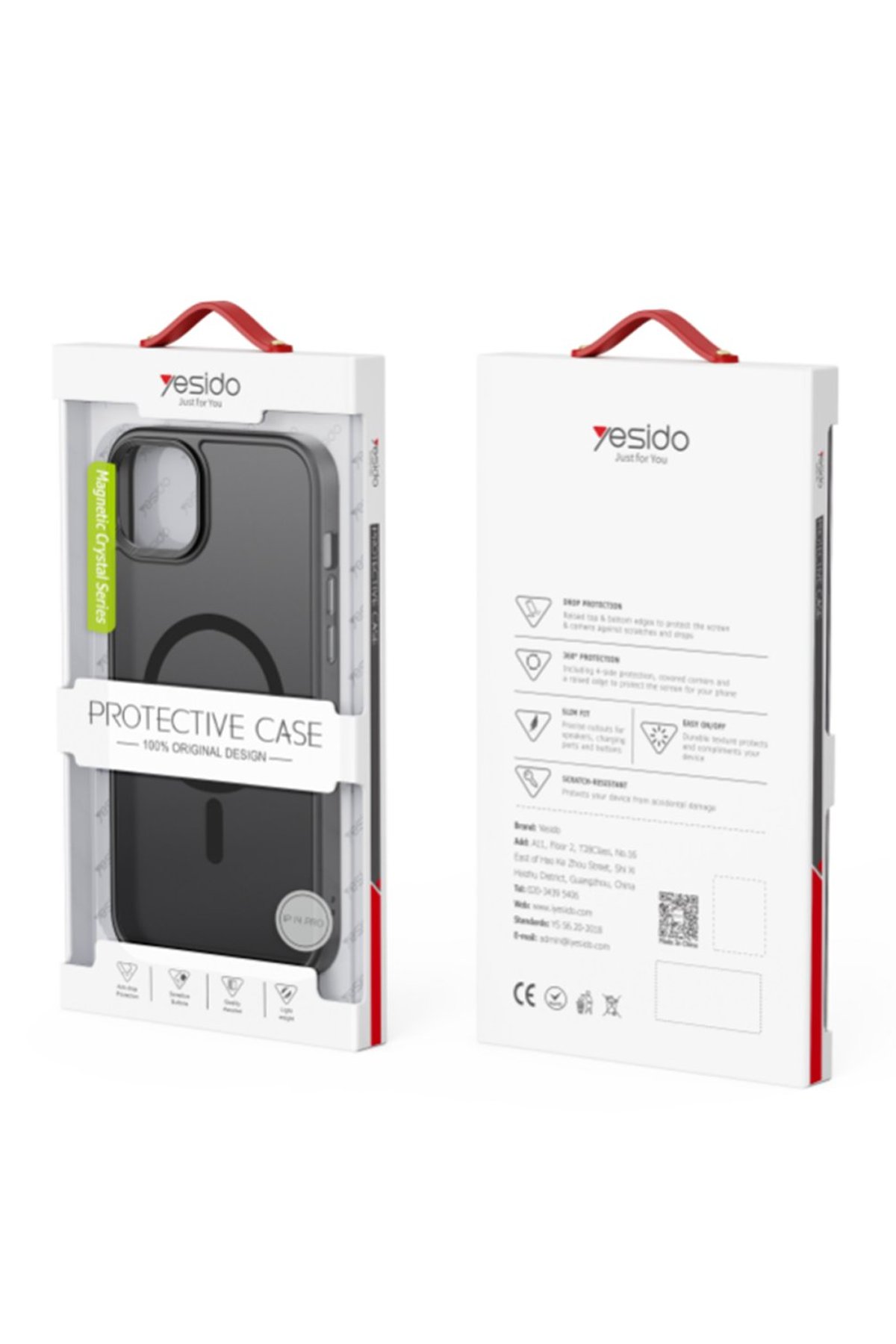 Yesido iPhone 16 Yesido 5D Hayalet Cam Ekran Koruyucu - Siyah