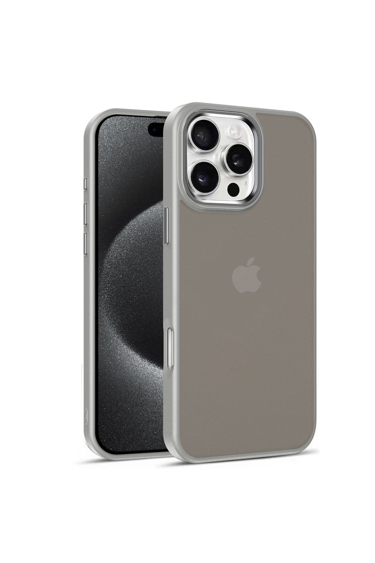 Yesido iPhone 16 Pro Max WB52 Metal Kamera Lens - Natural Grey