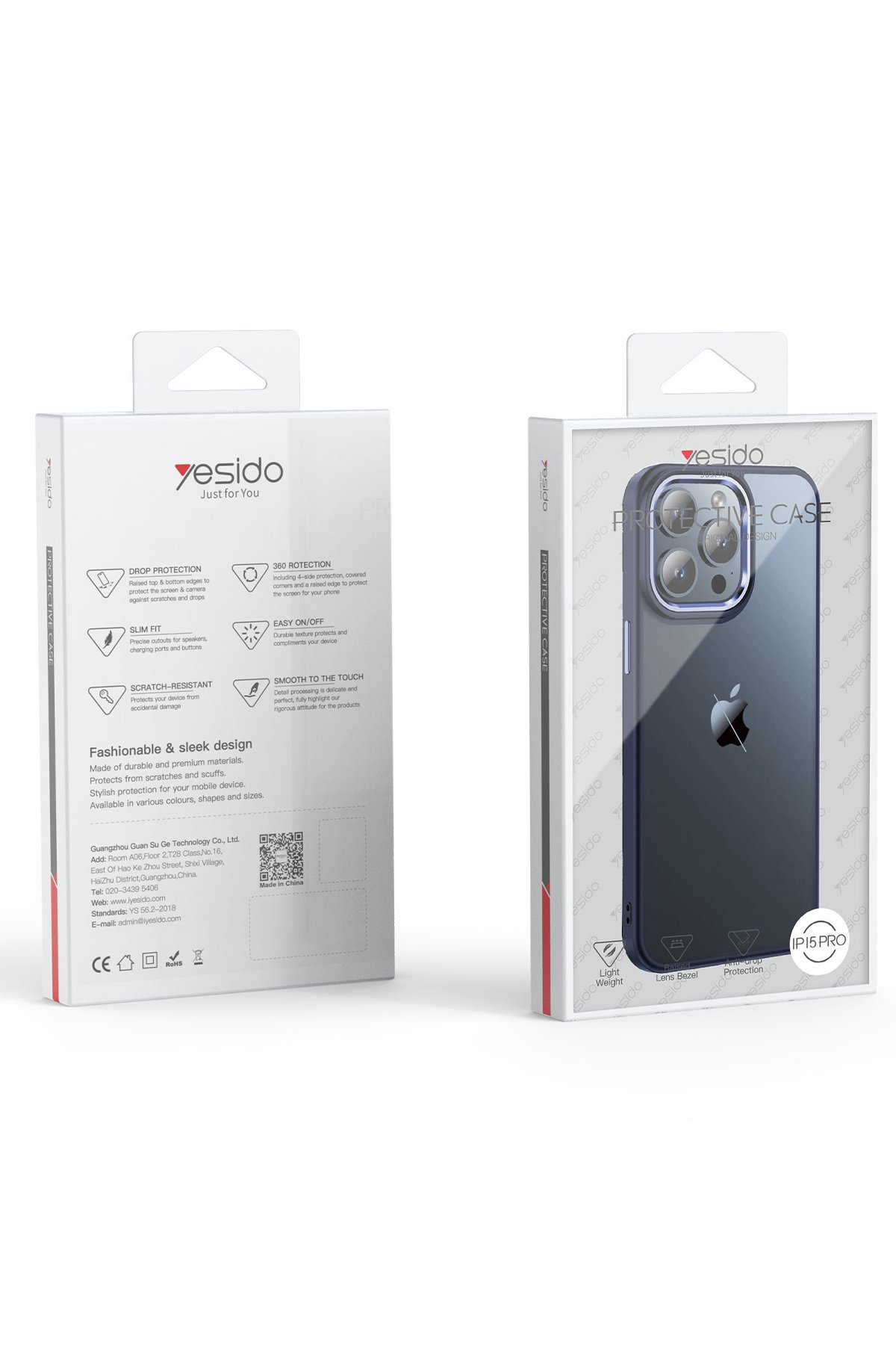 Yesido iPhone 16 Pro Max WB52 Metal Kamera Lens - Natural Grey