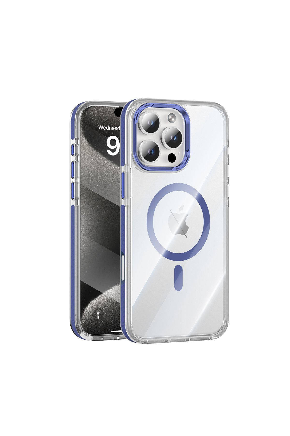 Yesido iPhone 16 Pro PC15 Razor Magsafe Standlı Kapak - Siyah